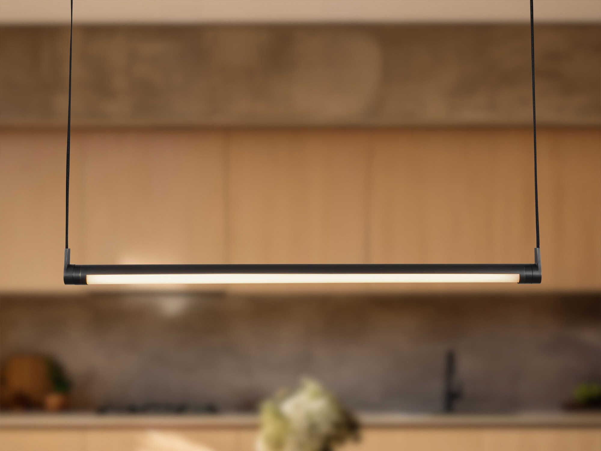 Kuzco Lighting Laurence Urban Bronze Cylinder Island Pendant