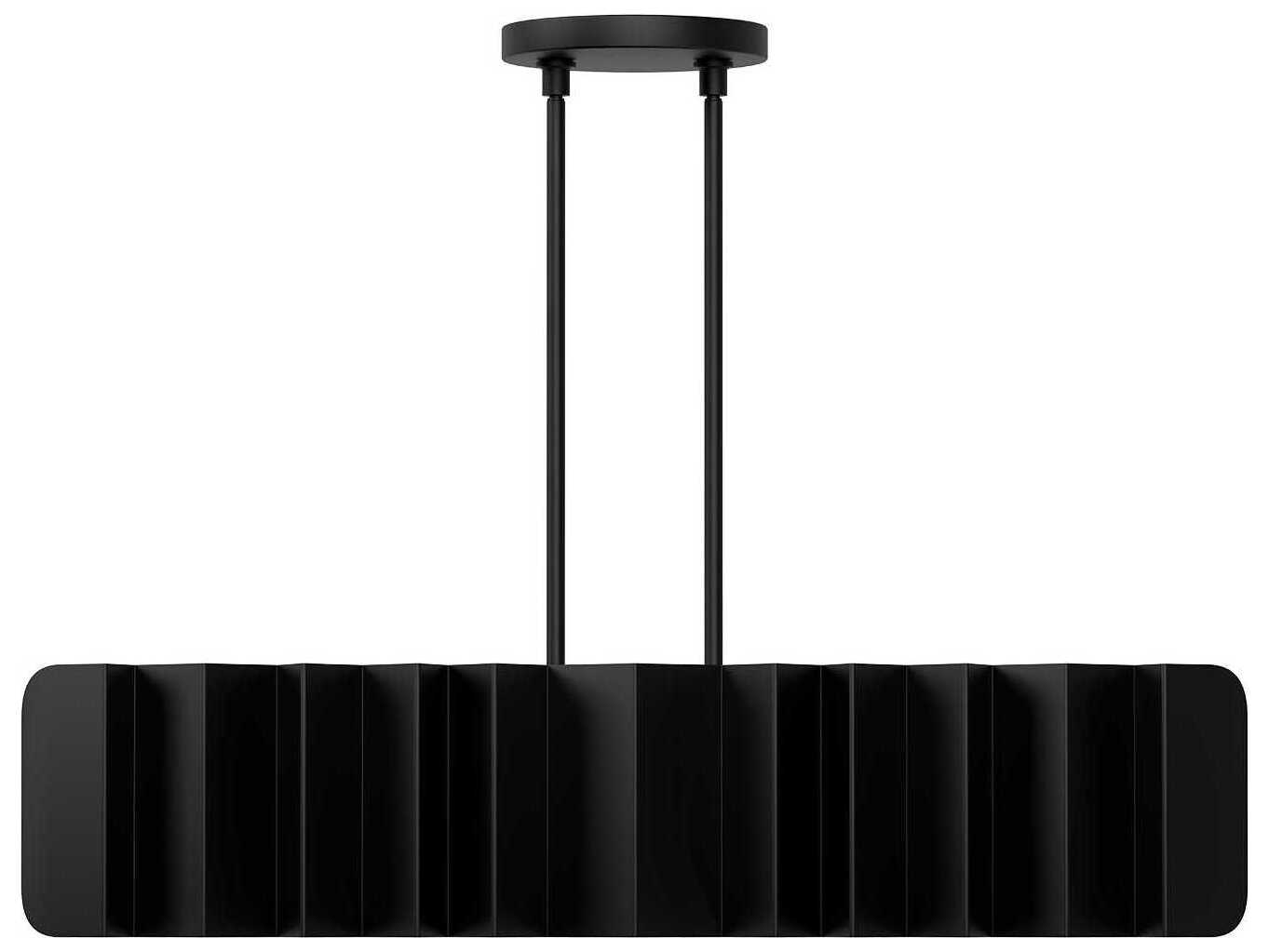 Kuzco Lighting Akira 6-Light Black Gold Geometric Island Pendant