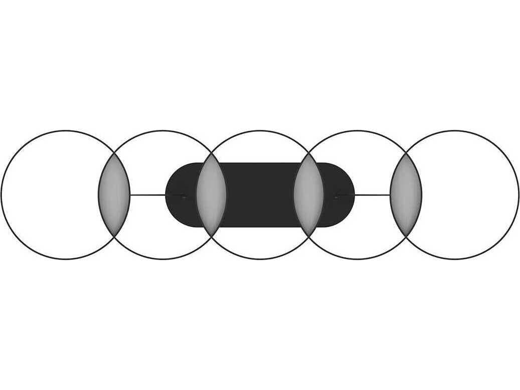 Kuzco Lighting Maestro Black Linear Island Pendant