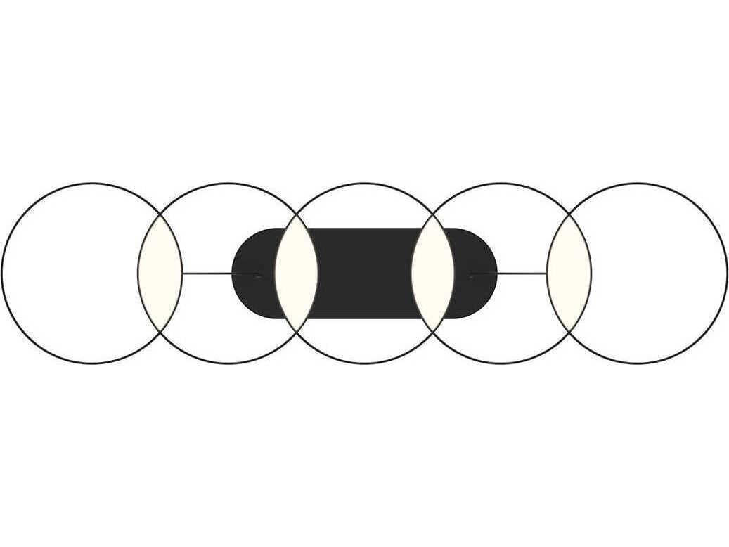 Kuzco Lighting Maestro Black Linear Island Pendant