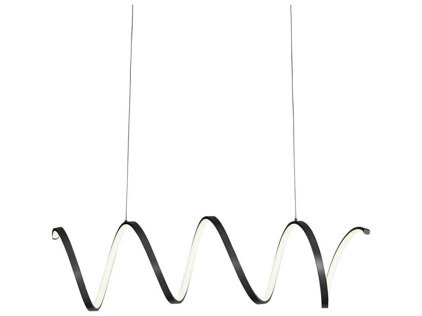 Kuzco Lighting Synergy Black Island Pendant