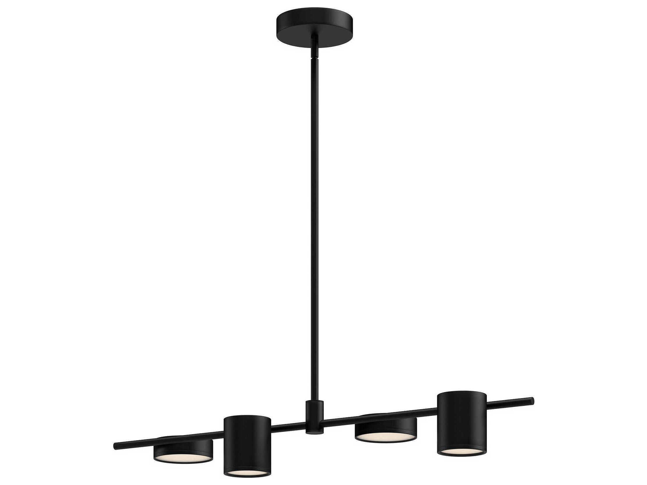 Kuzco Lighting Jayden Black Linear Island Pendant