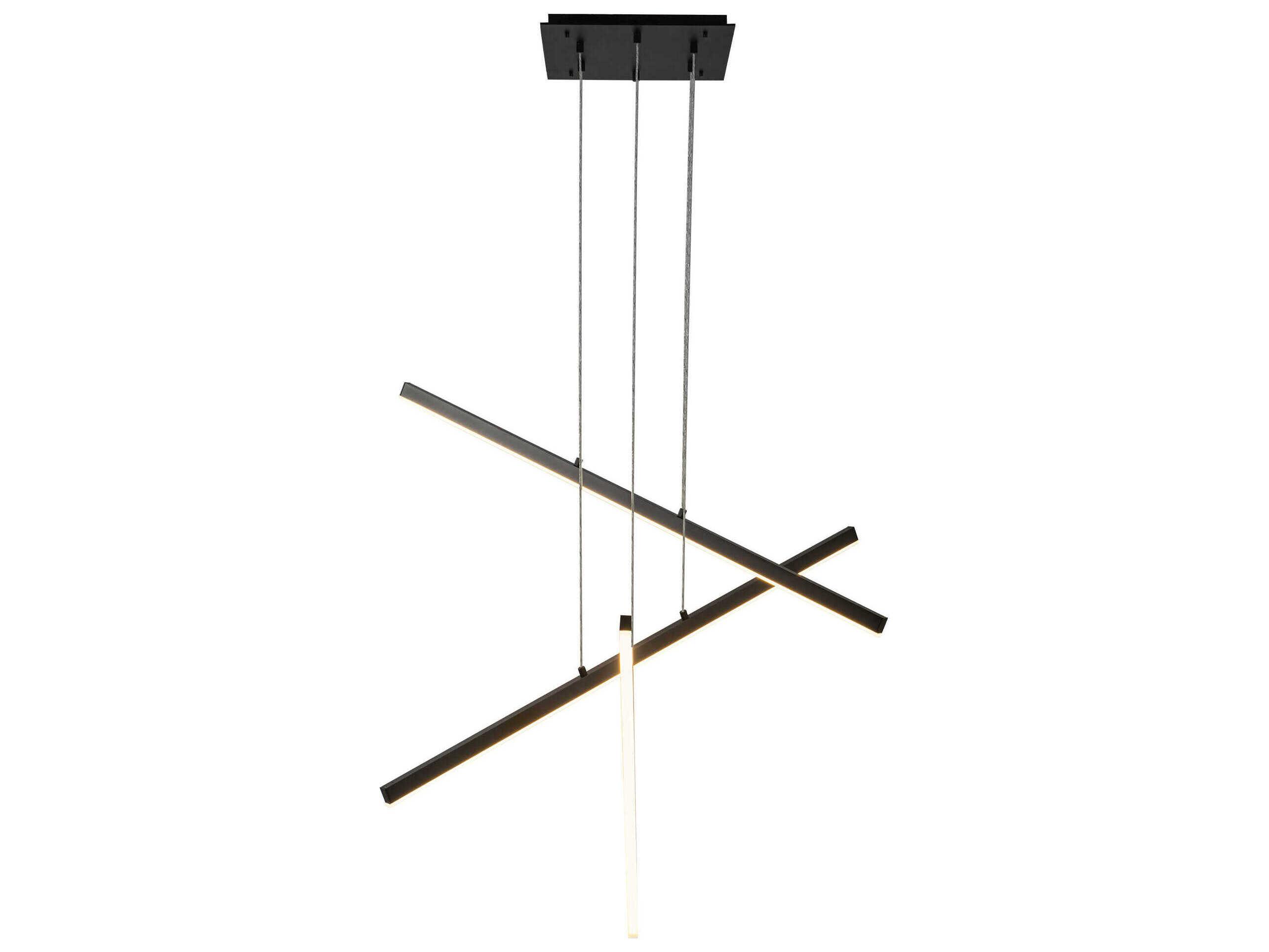 Kuzco Lighting Vega Black Linear Pendant