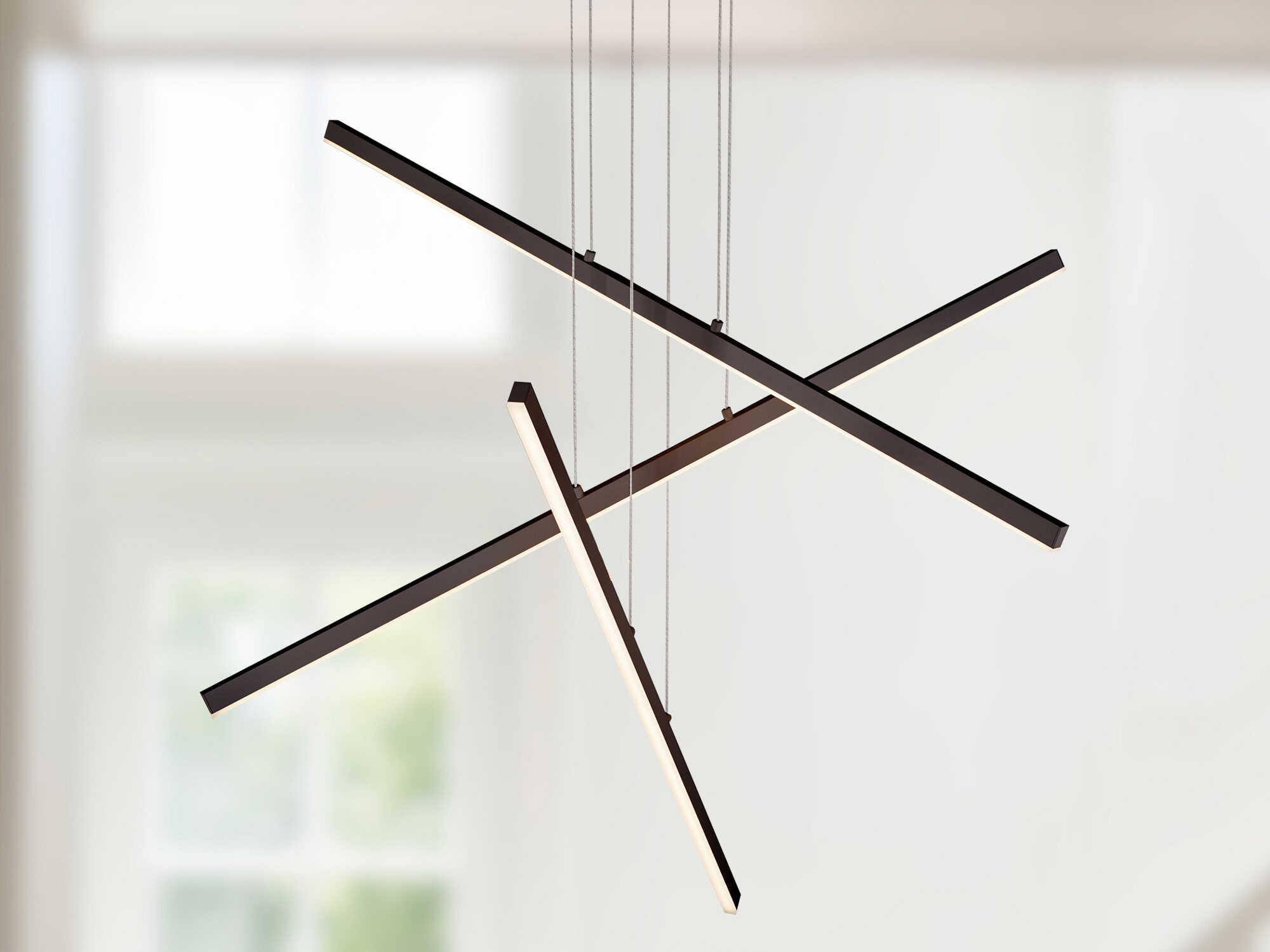 Kuzco Lighting Vega Black Linear Pendant
