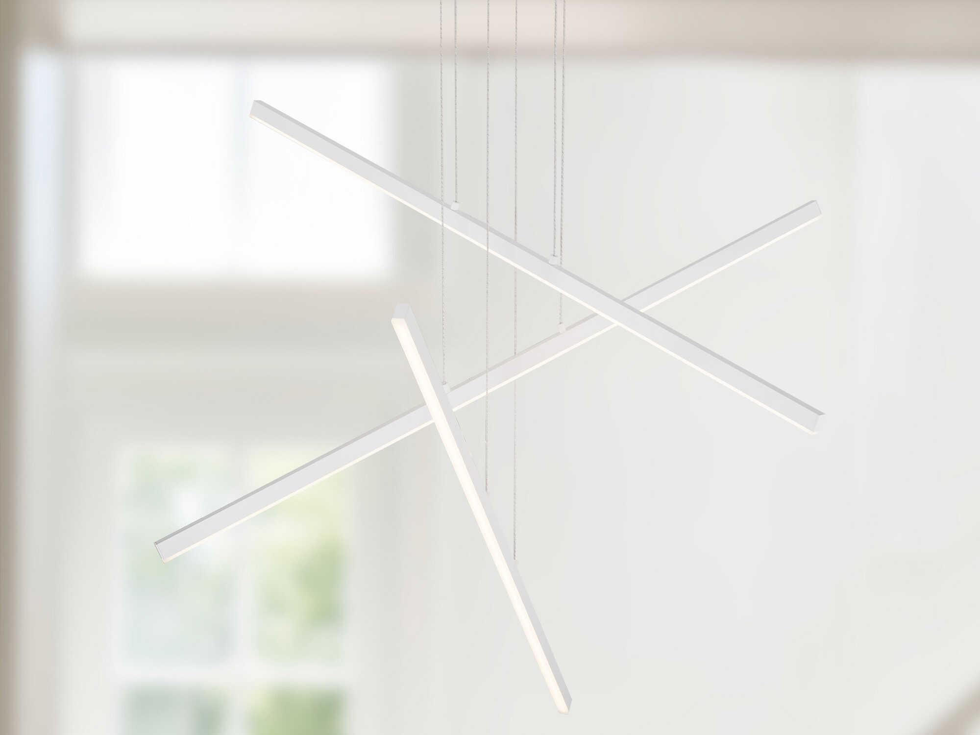 Kuzco Lighting Vega White Linear Pendant