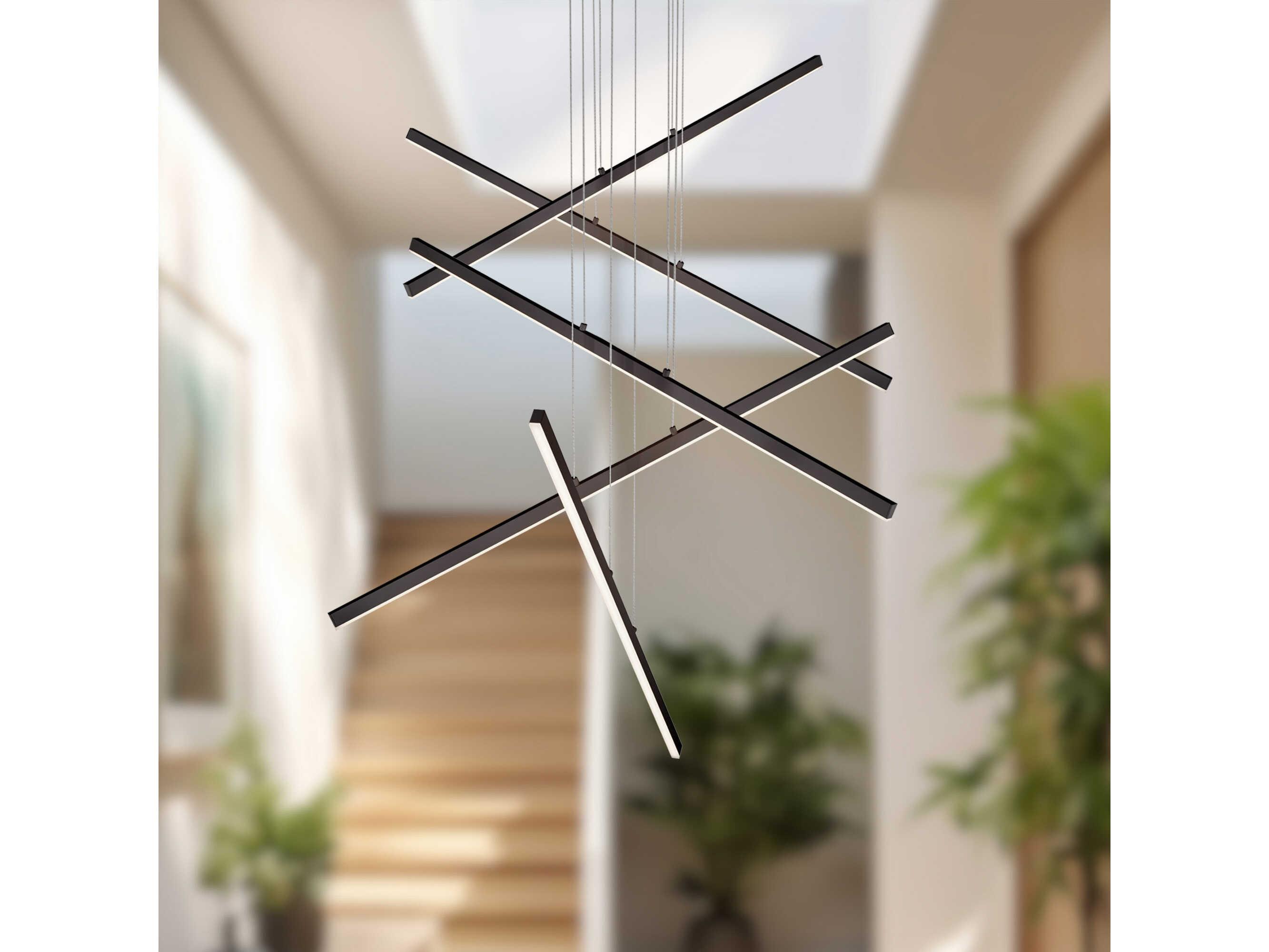 Kuzco Lighting Vega Black Linear Pendant