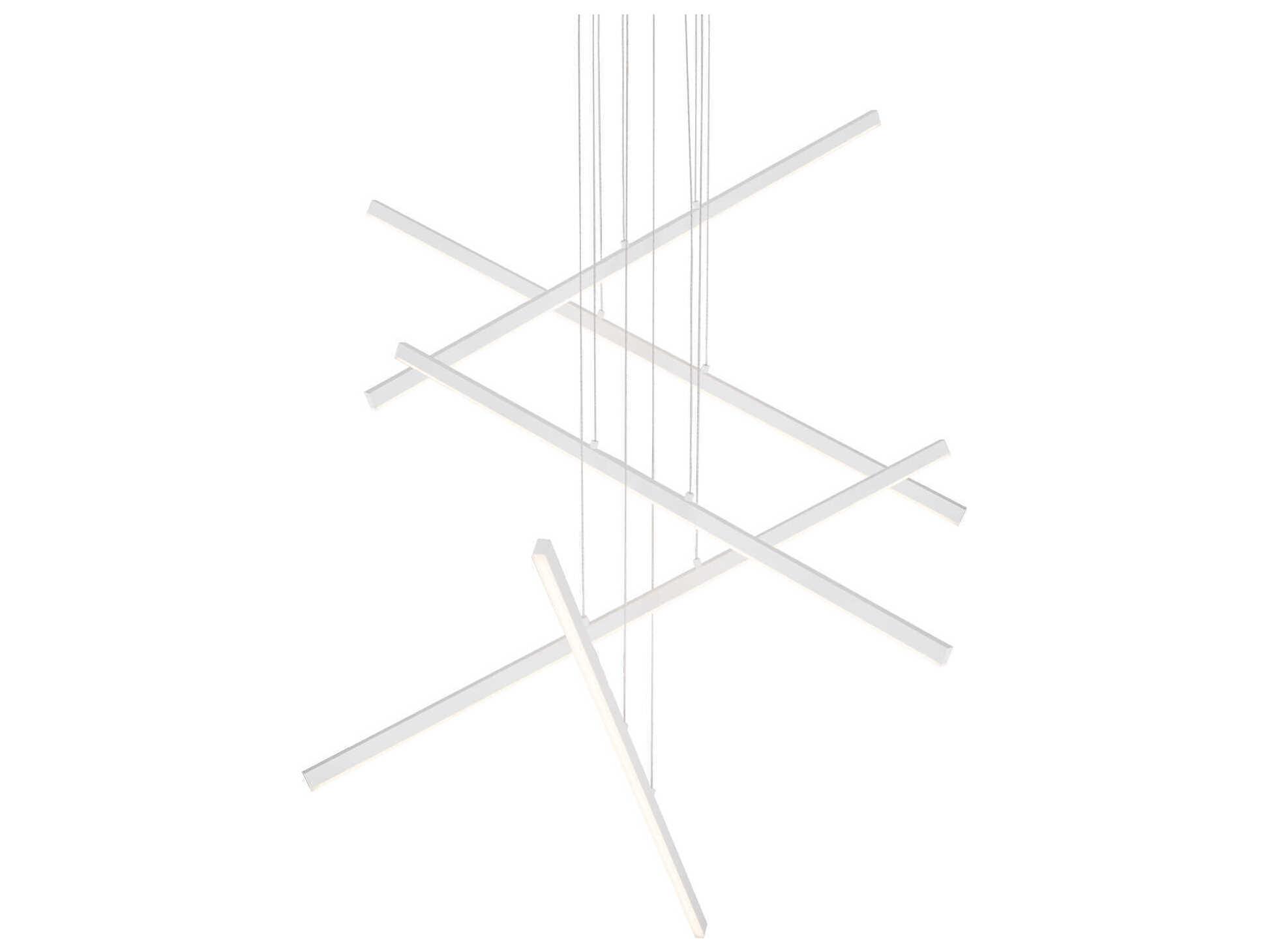 Kuzco Lighting Vega White Linear Pendant