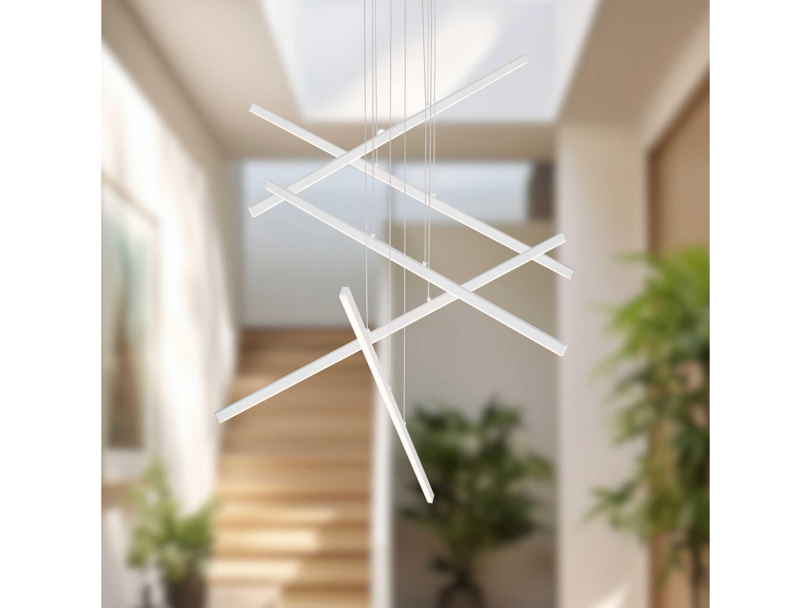 Kuzco Lighting Vega White Linear Pendant