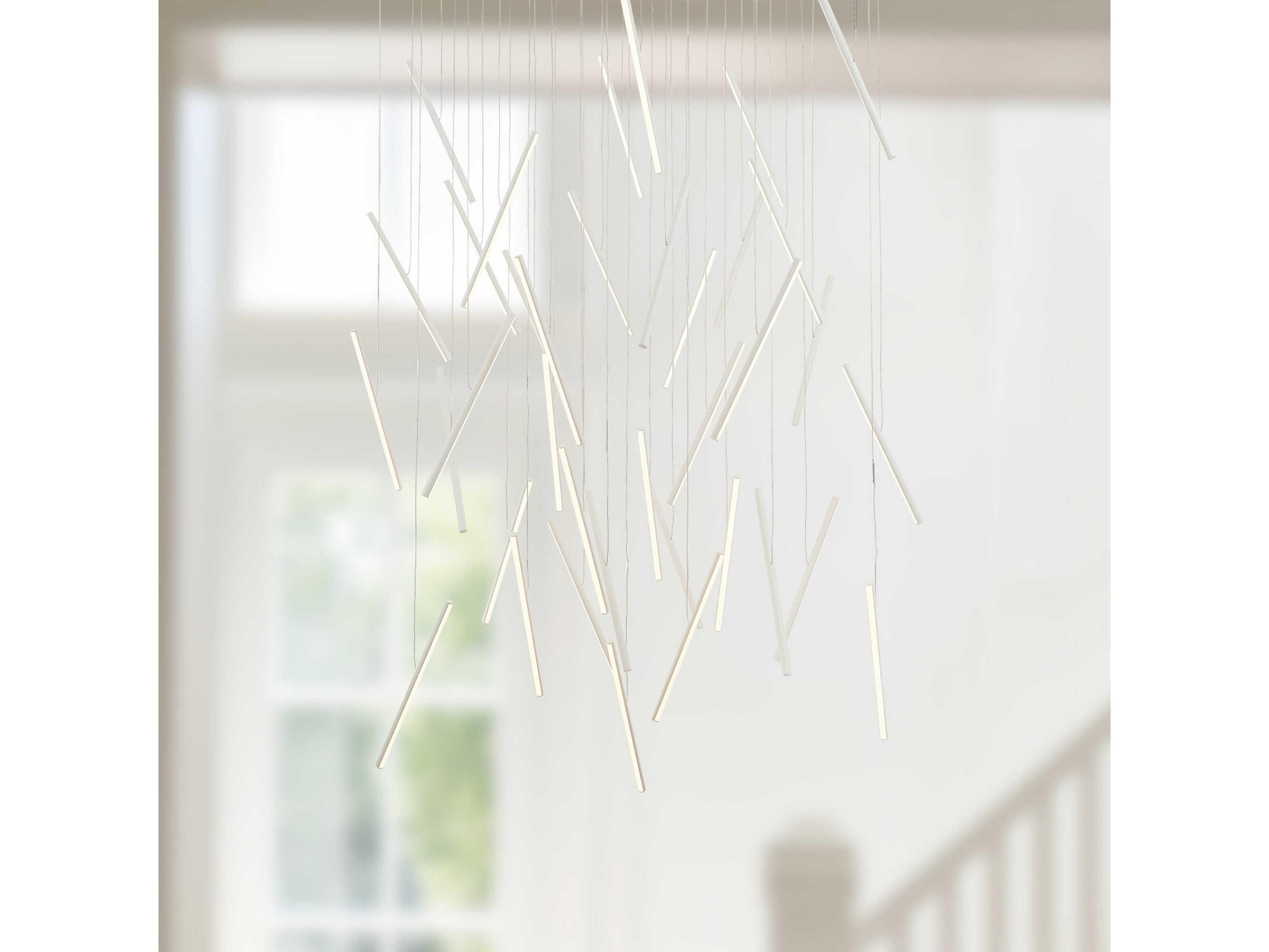 Kuzco Lighting Chute White Linear Pendant