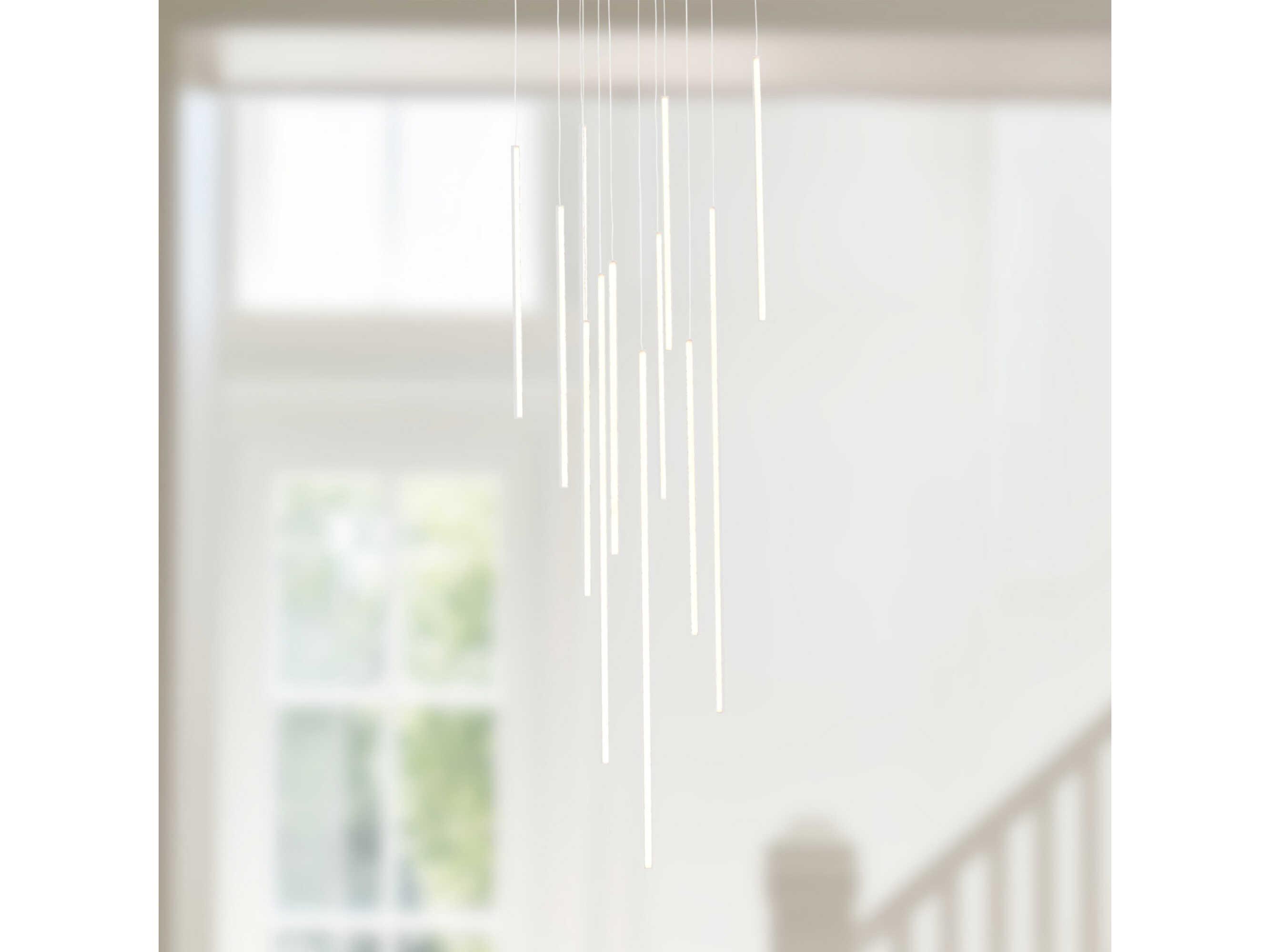 Kuzco Lighting Chute White Linear Pendant