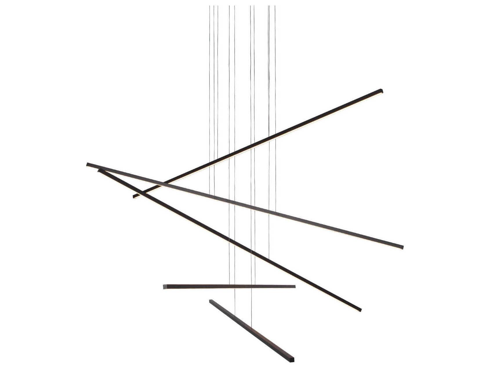 Kuzco Lighting Vega Minor Black Linear Pendant