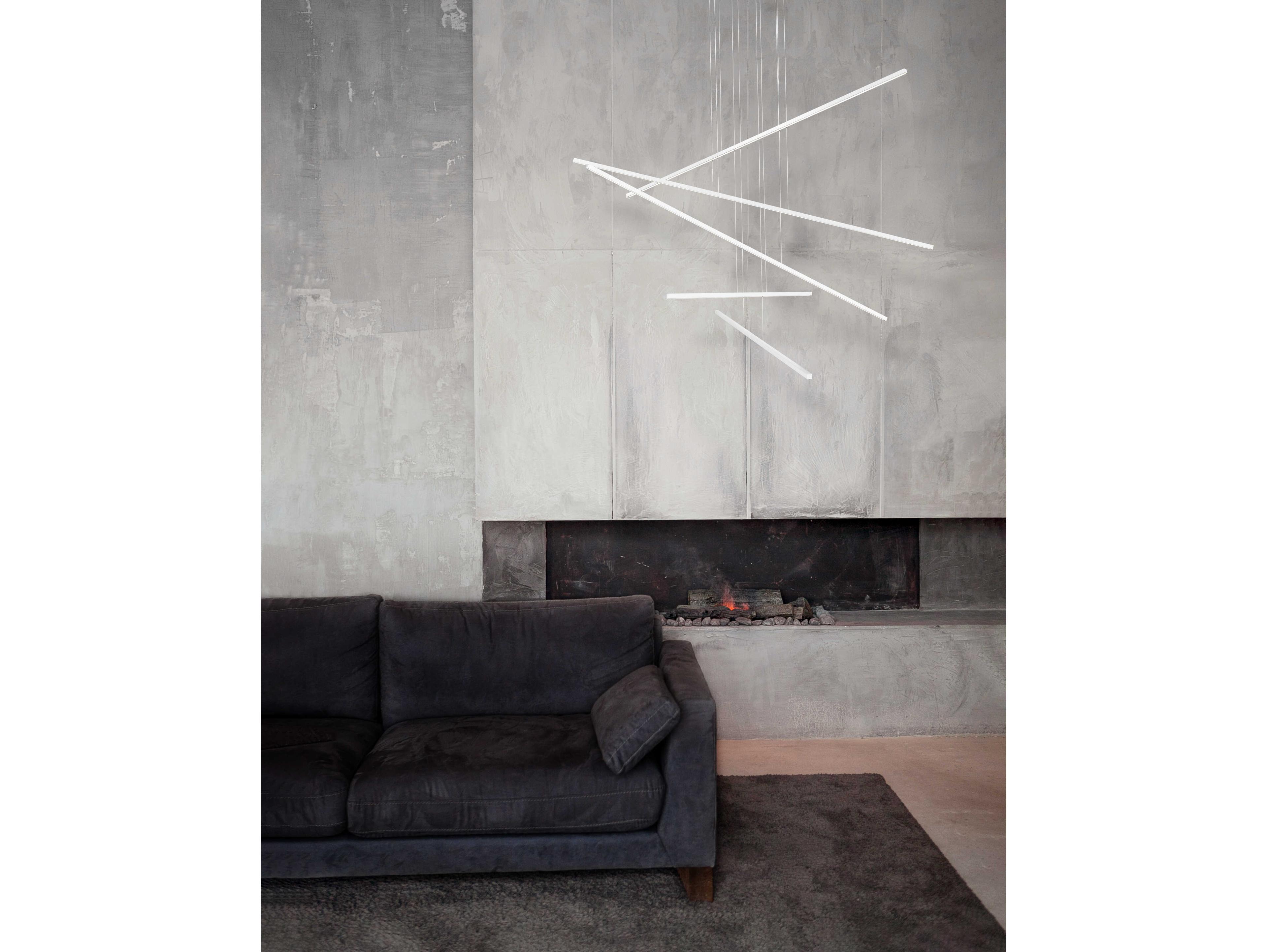 Kuzco Lighting Vega Minor White Linear Pendant