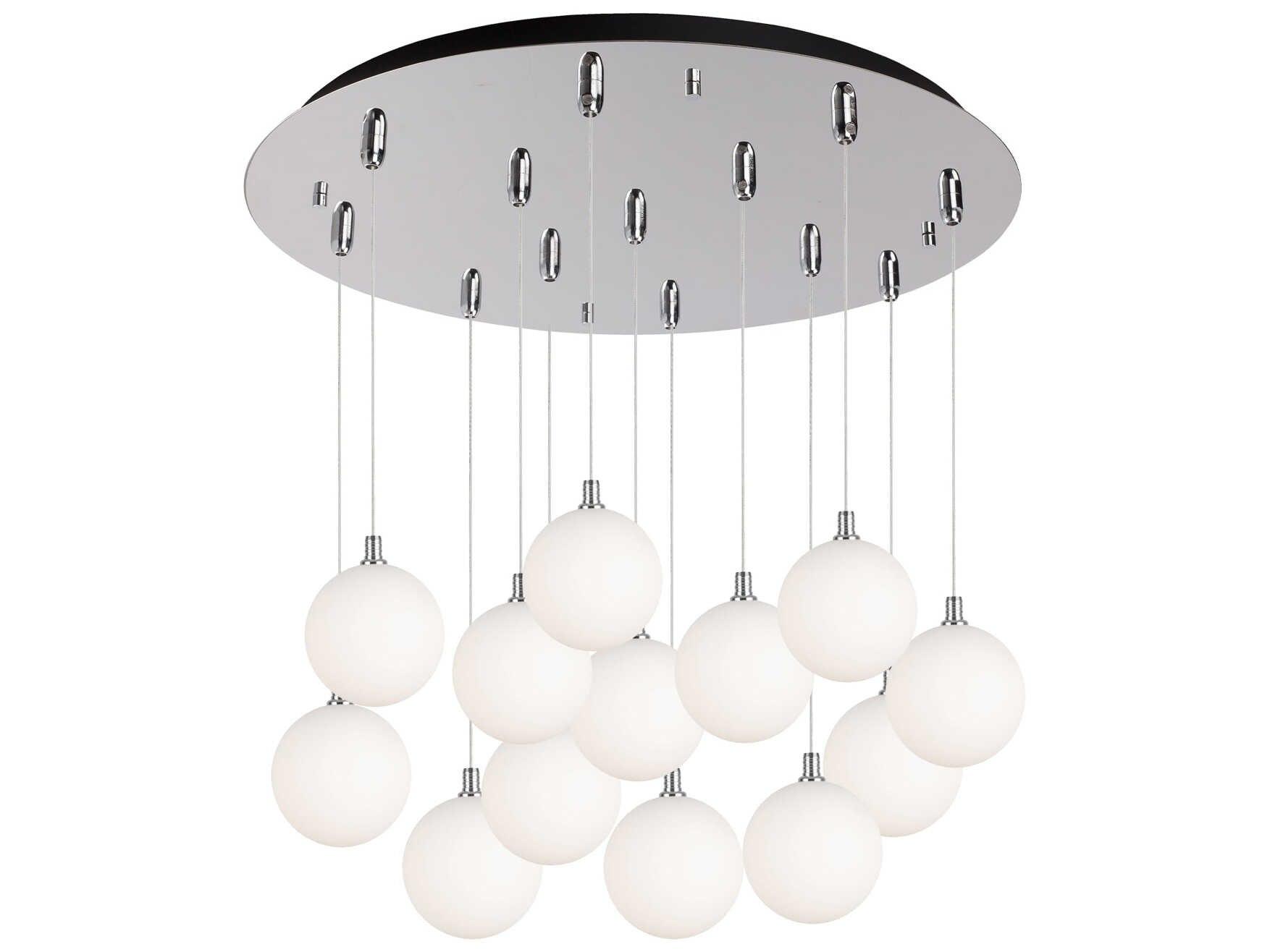 Kuzco Lighting Bolla 13-Light Chrome Globe Pendant