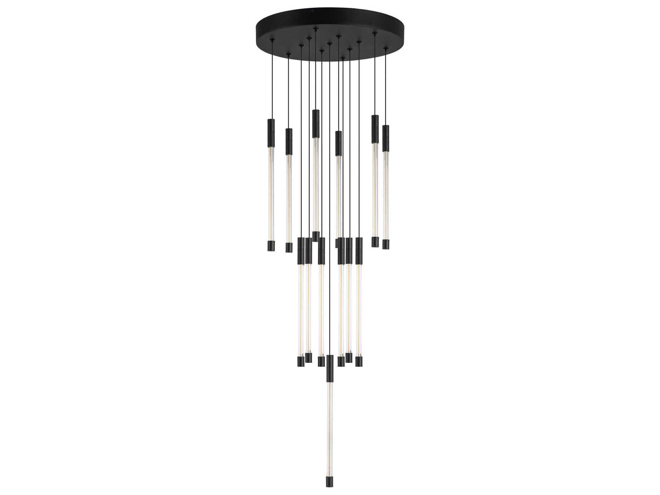 Kuzco Lighting Motif Black Linear Pendant