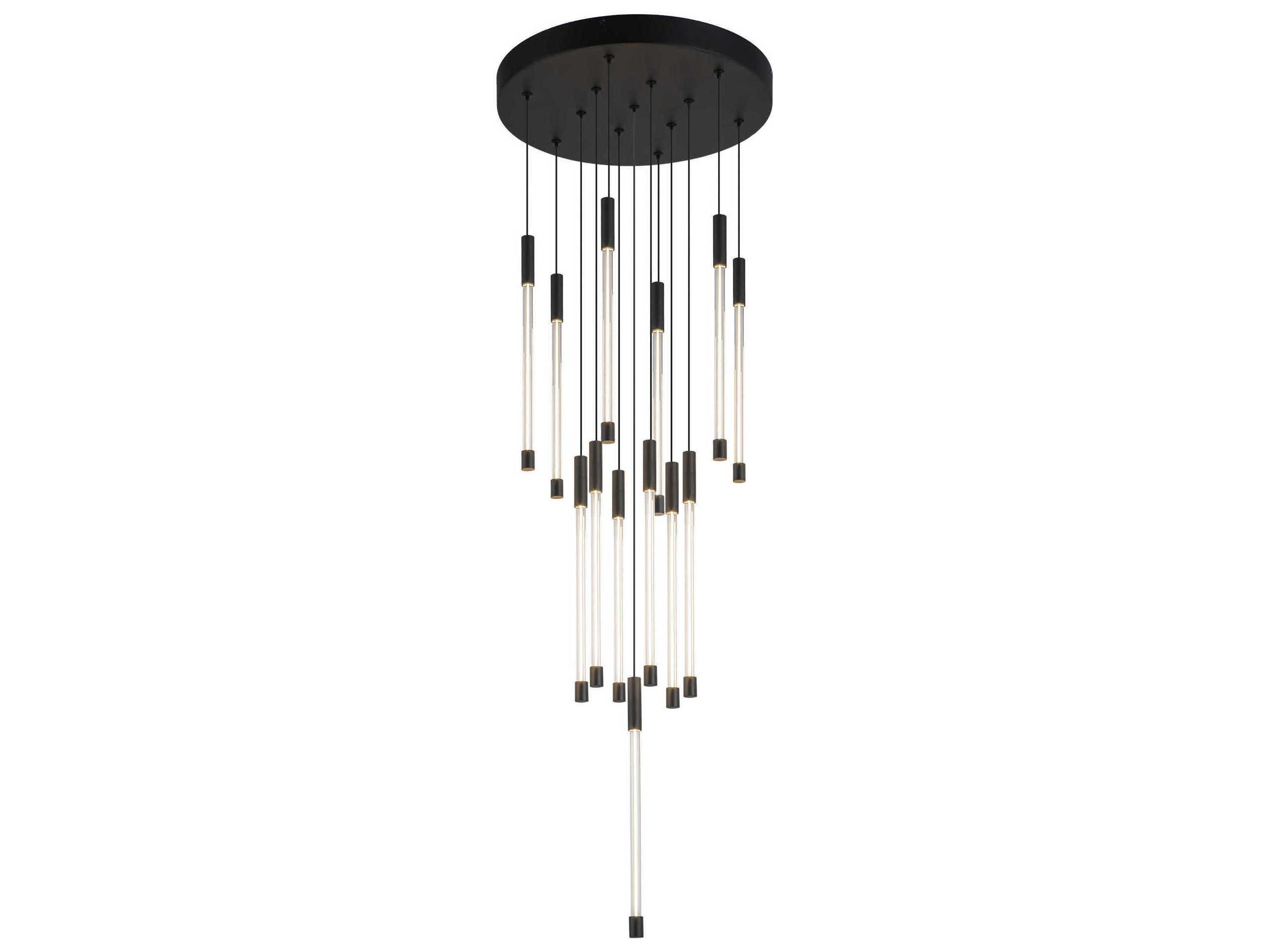 Kuzco Lighting Motif Black Linear Pendant