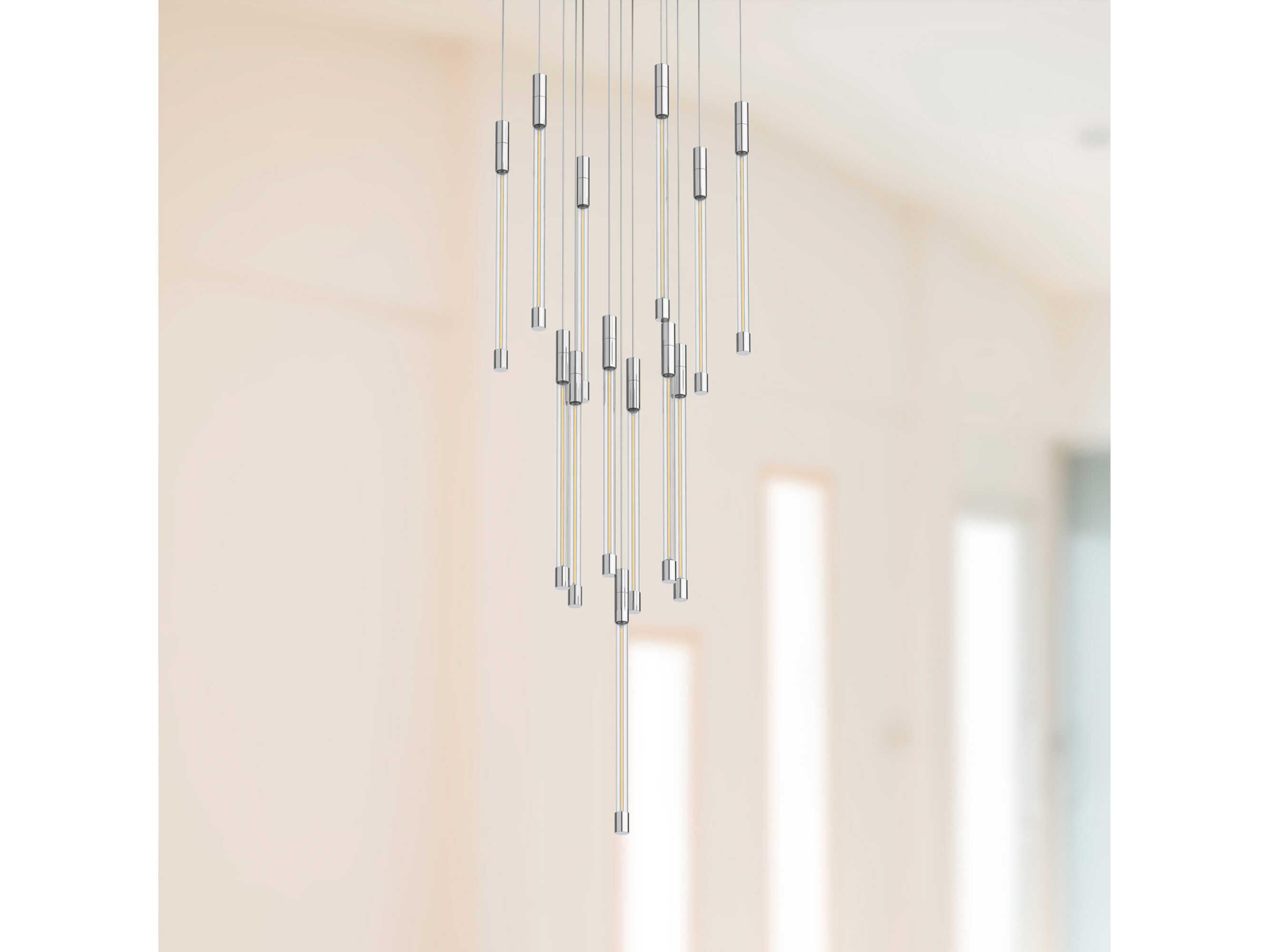 Kuzco Lighting Motif Chrome Linear Pendant