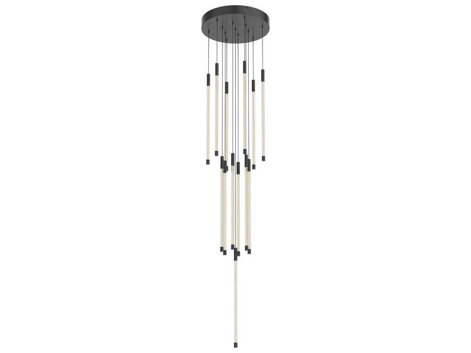 Kuzco Lighting Motif Black Linear Pendant