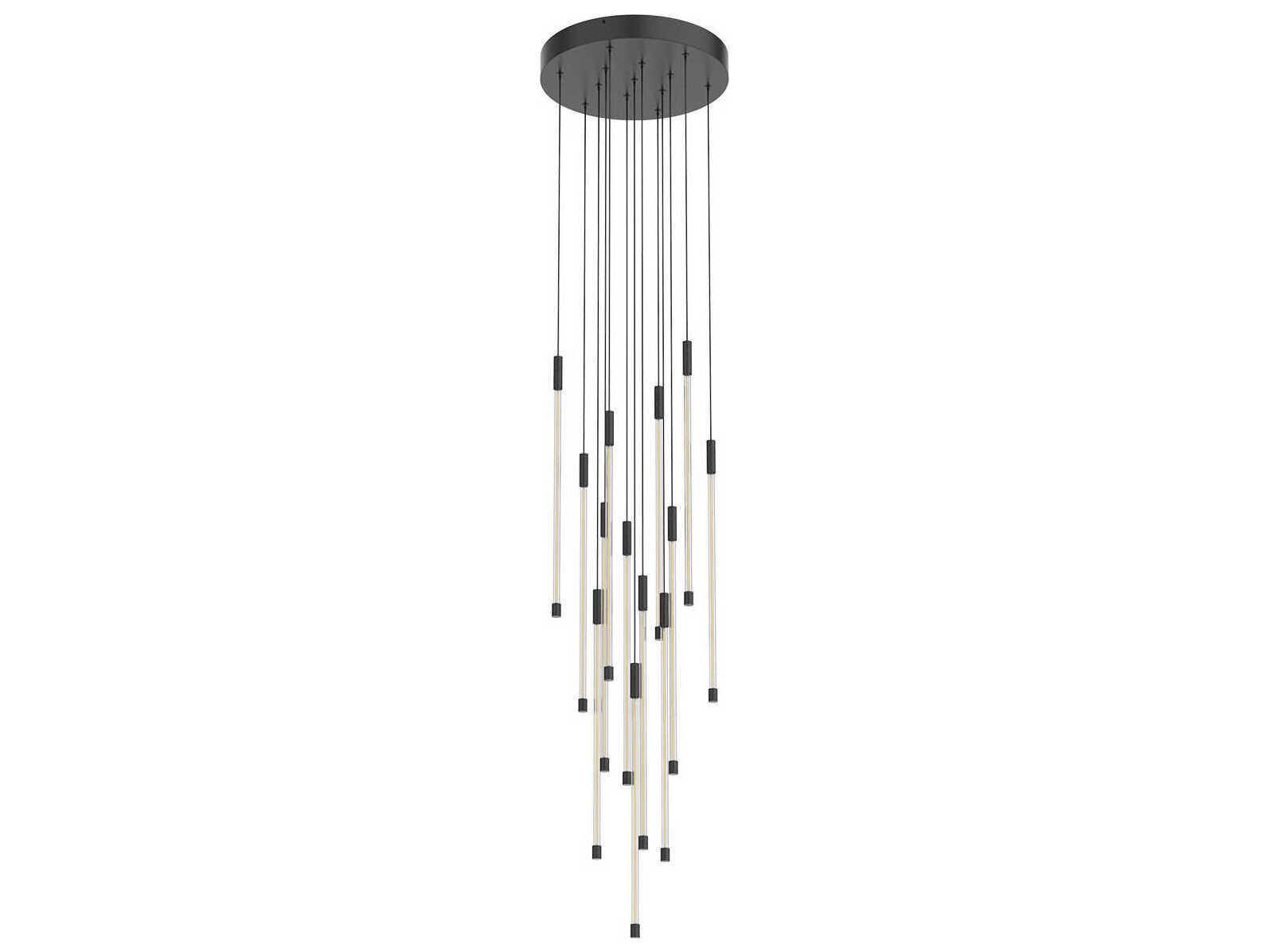 Kuzco Lighting Motif Black Linear Pendant