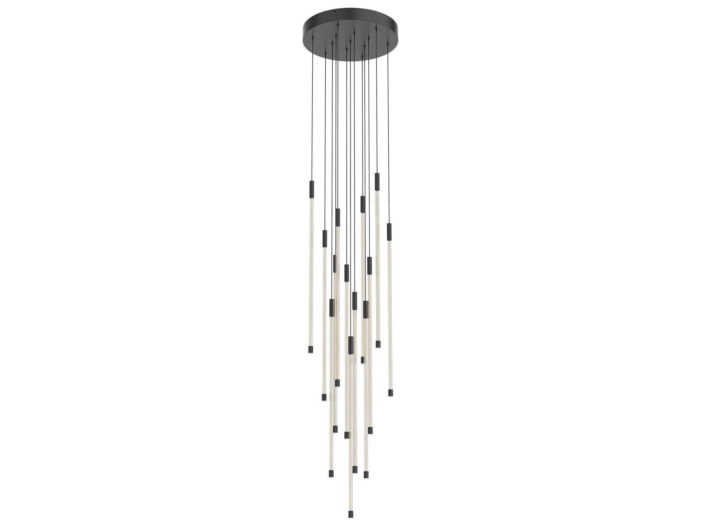 Kuzco Lighting Motif Black Linear Pendant