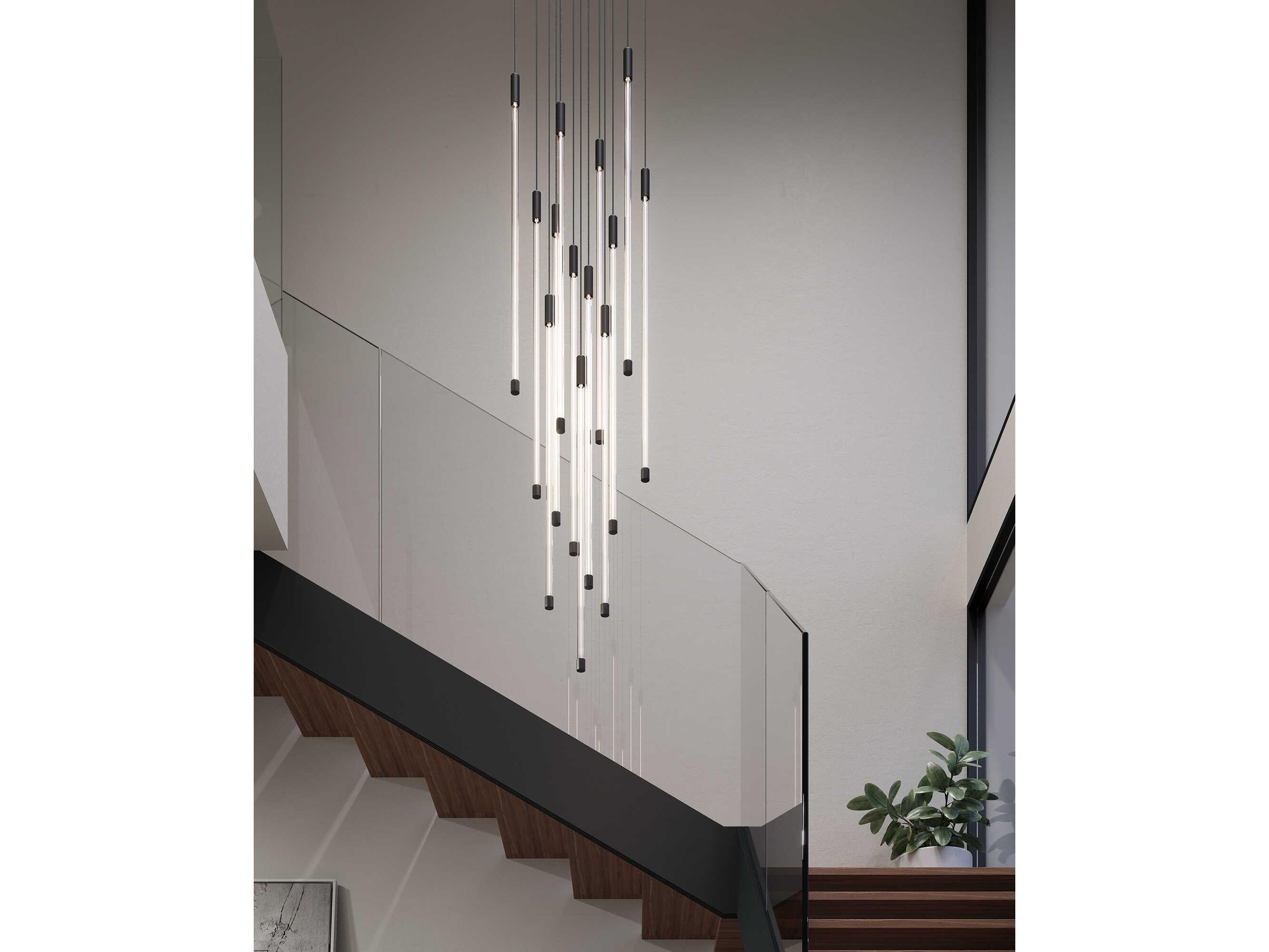 Kuzco Lighting Motif Black Linear Pendant