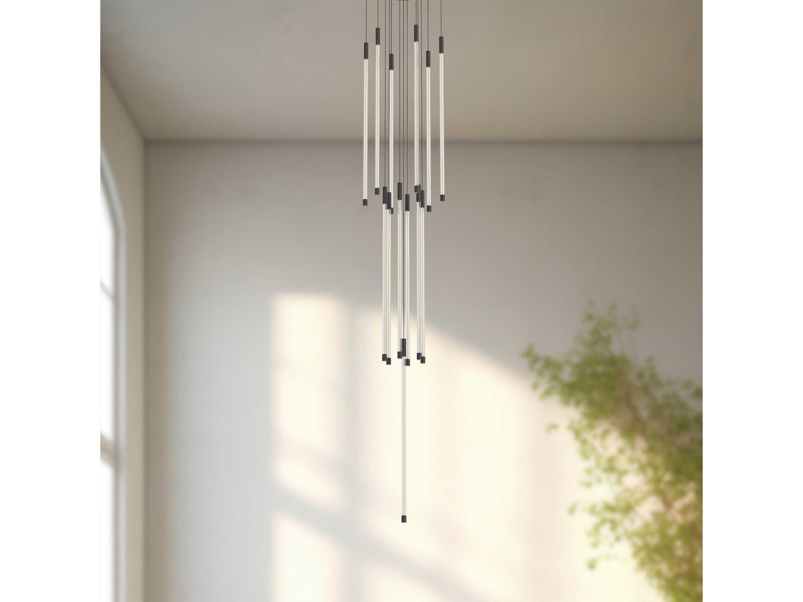 Kuzco Lighting Motif Black Linear Pendant