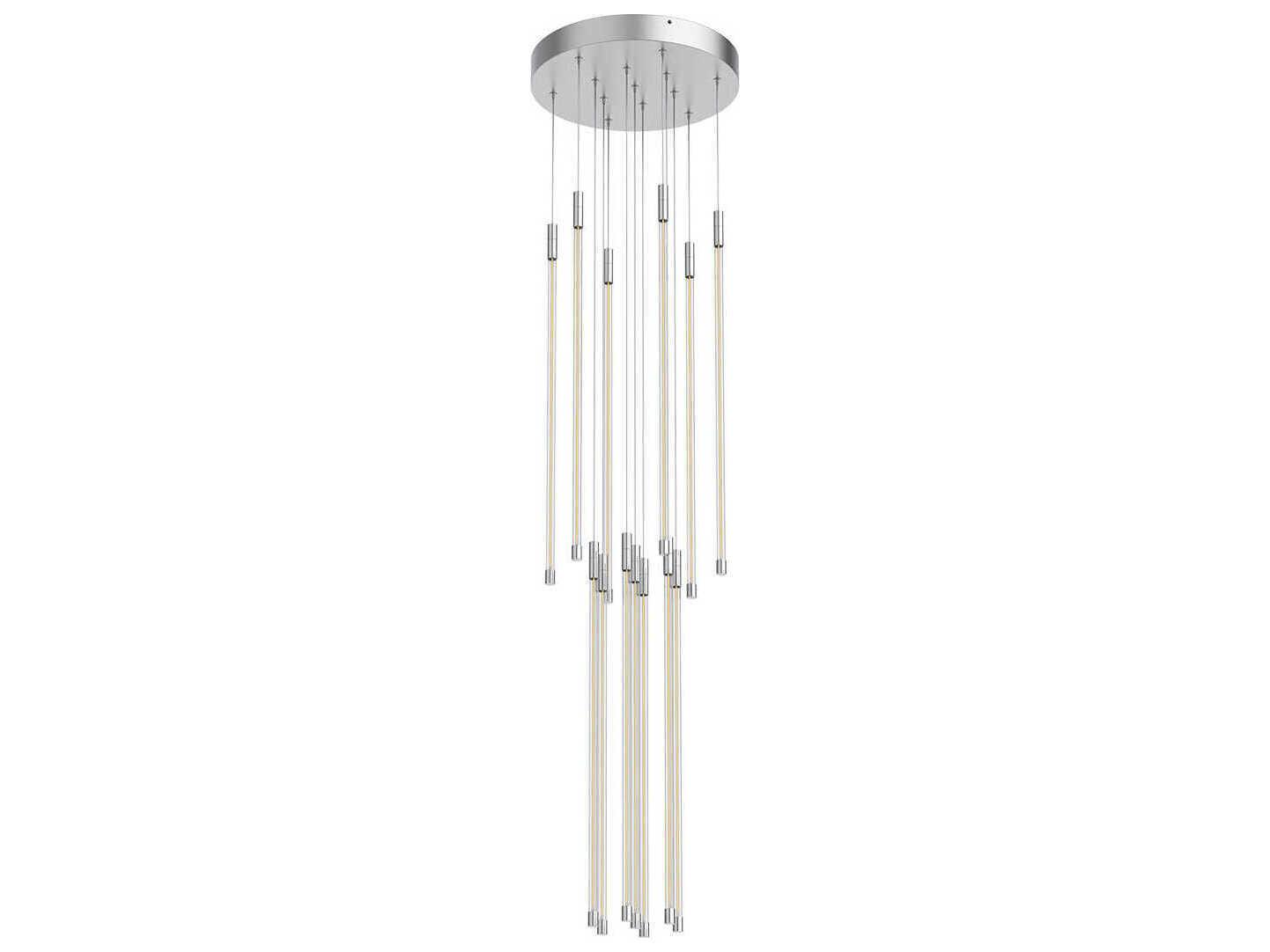 Kuzco Lighting Motif Chrome Linear Pendant