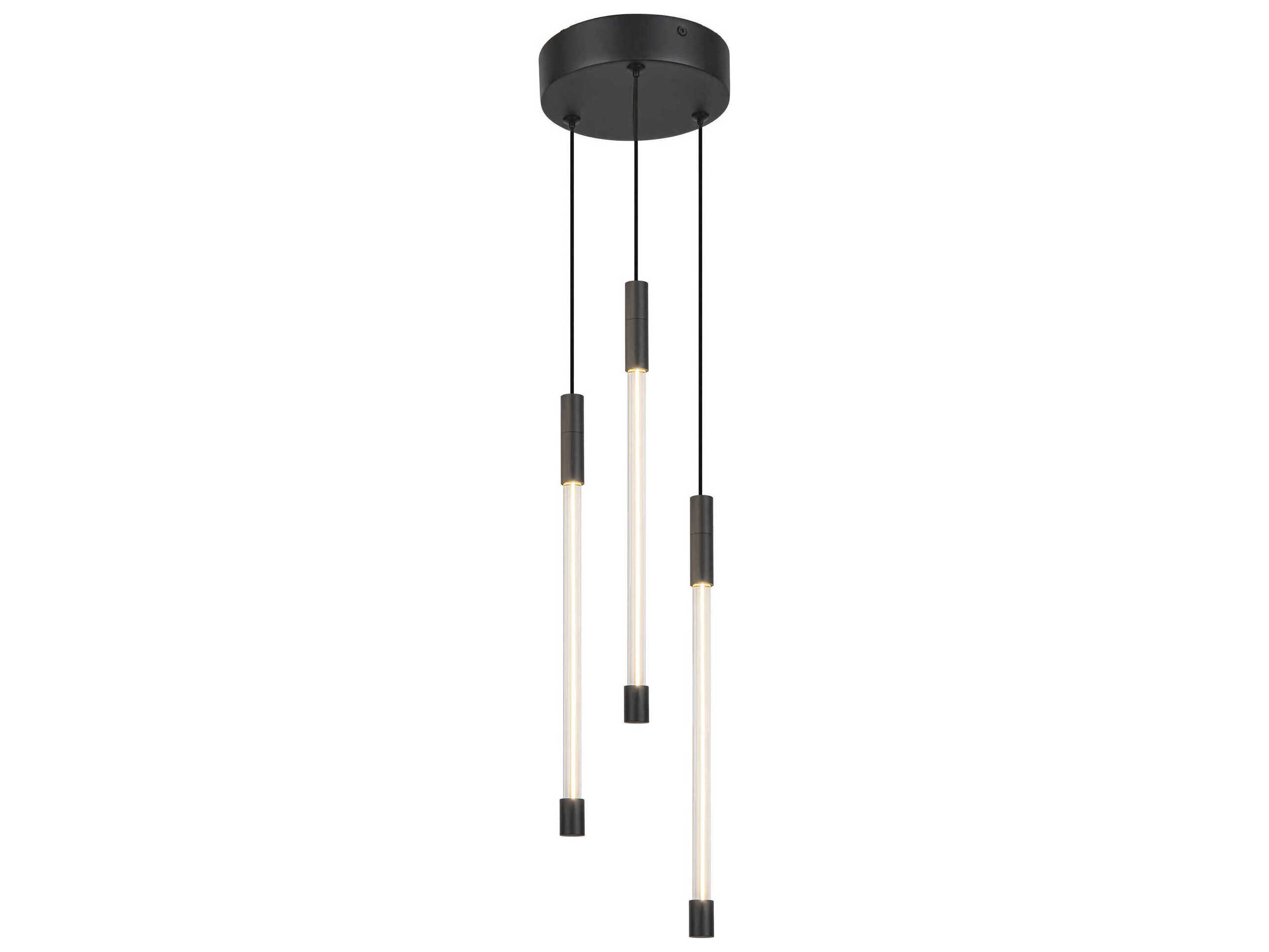 Kuzco Lighting Motif Black Linear Mini Pendant