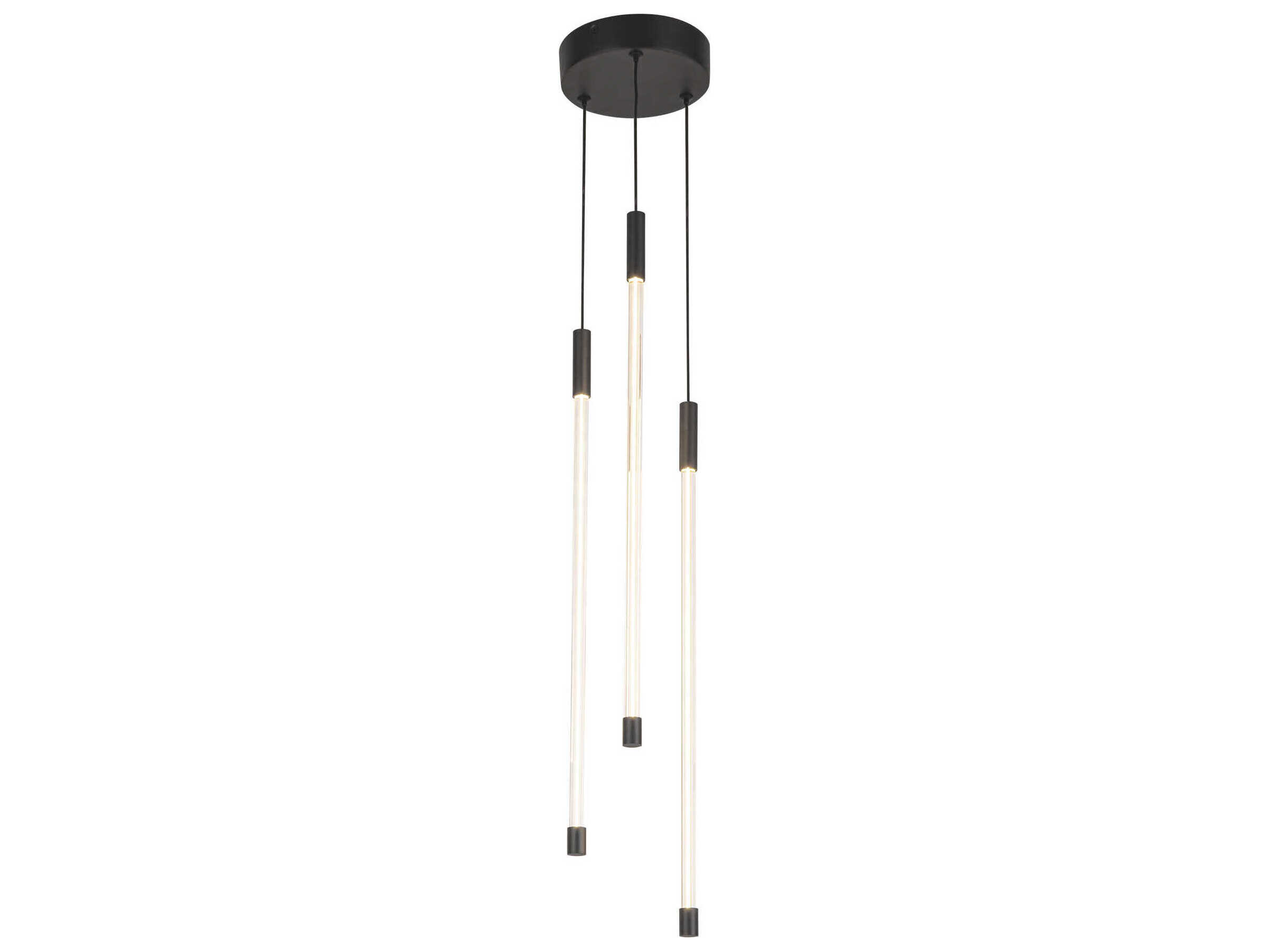 Kuzco Lighting Motif Black Linear Mini Pendant