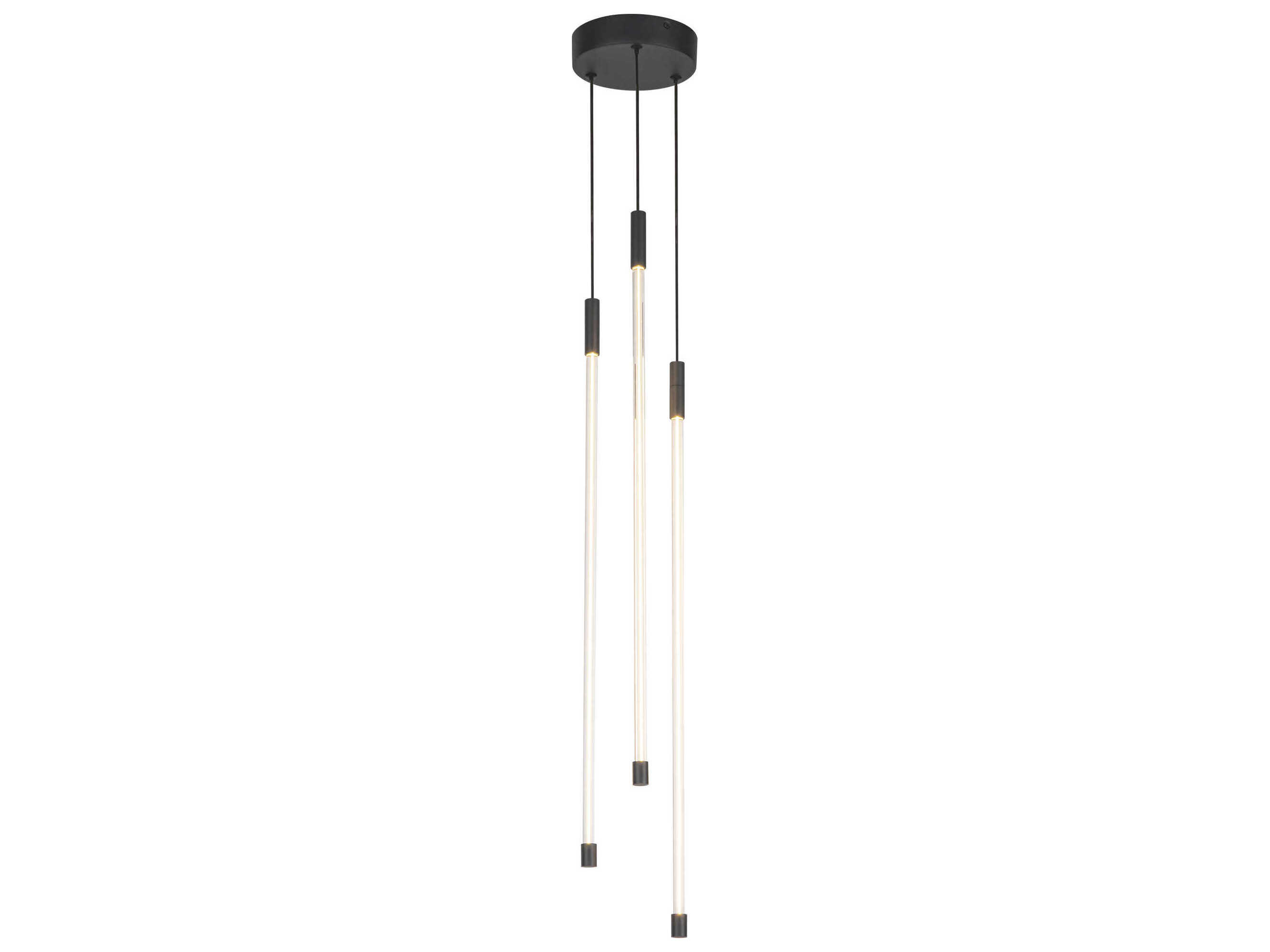 Kuzco Lighting Motif Black Linear Mini Pendant