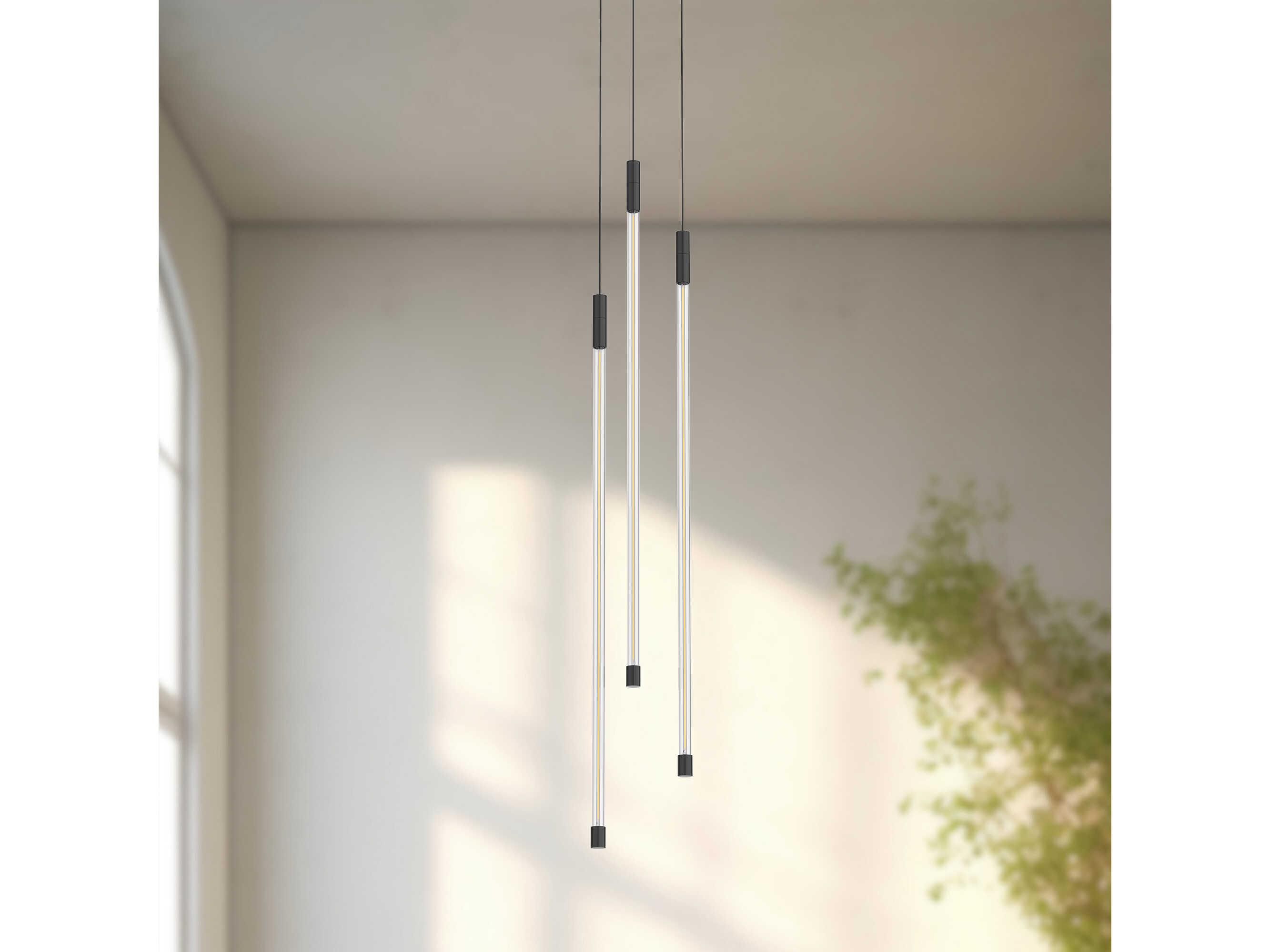 Kuzco Lighting Motif Black Linear Mini Pendant
