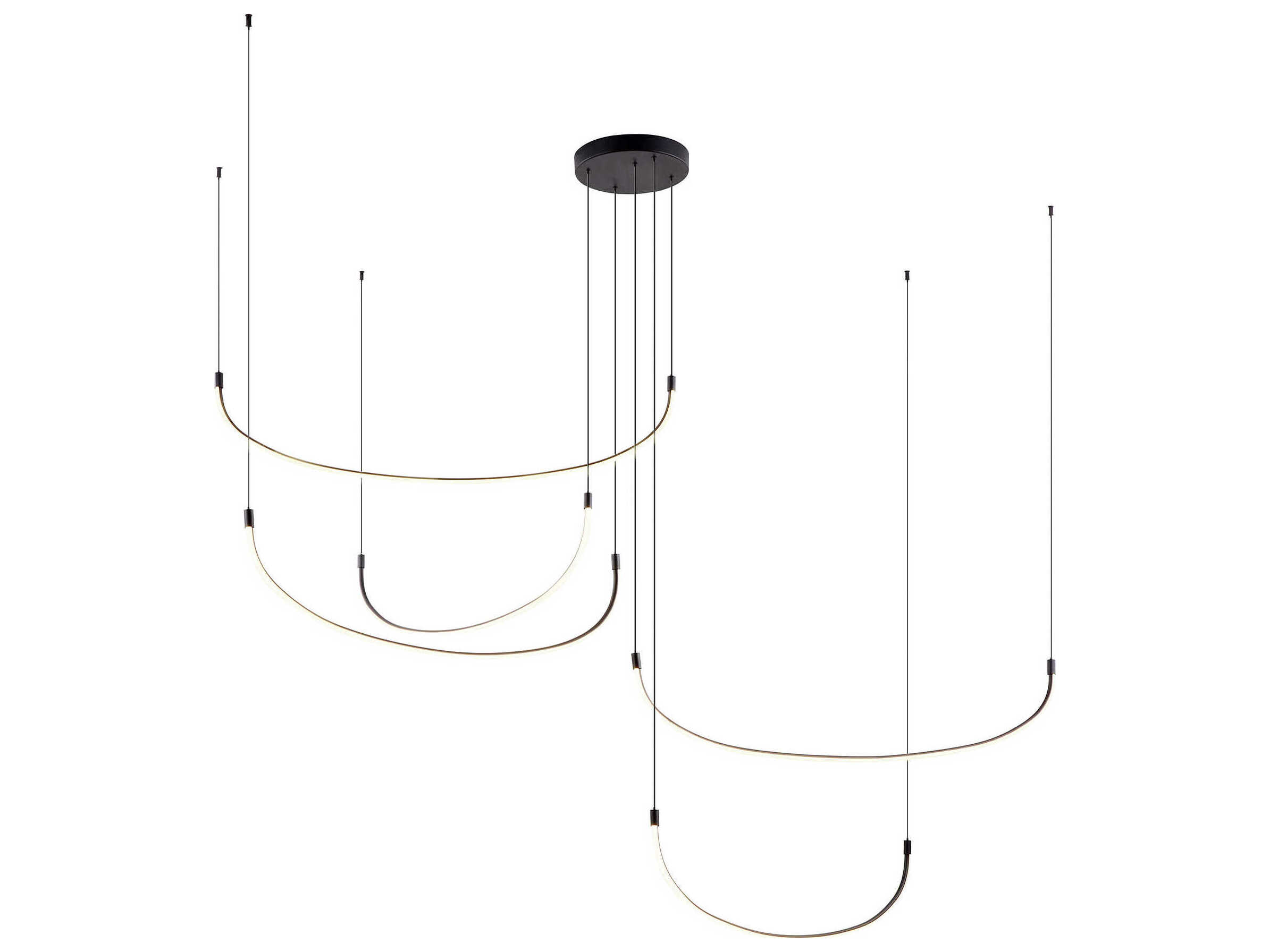 Kuzco Lighting Talis Black Linear Pendant