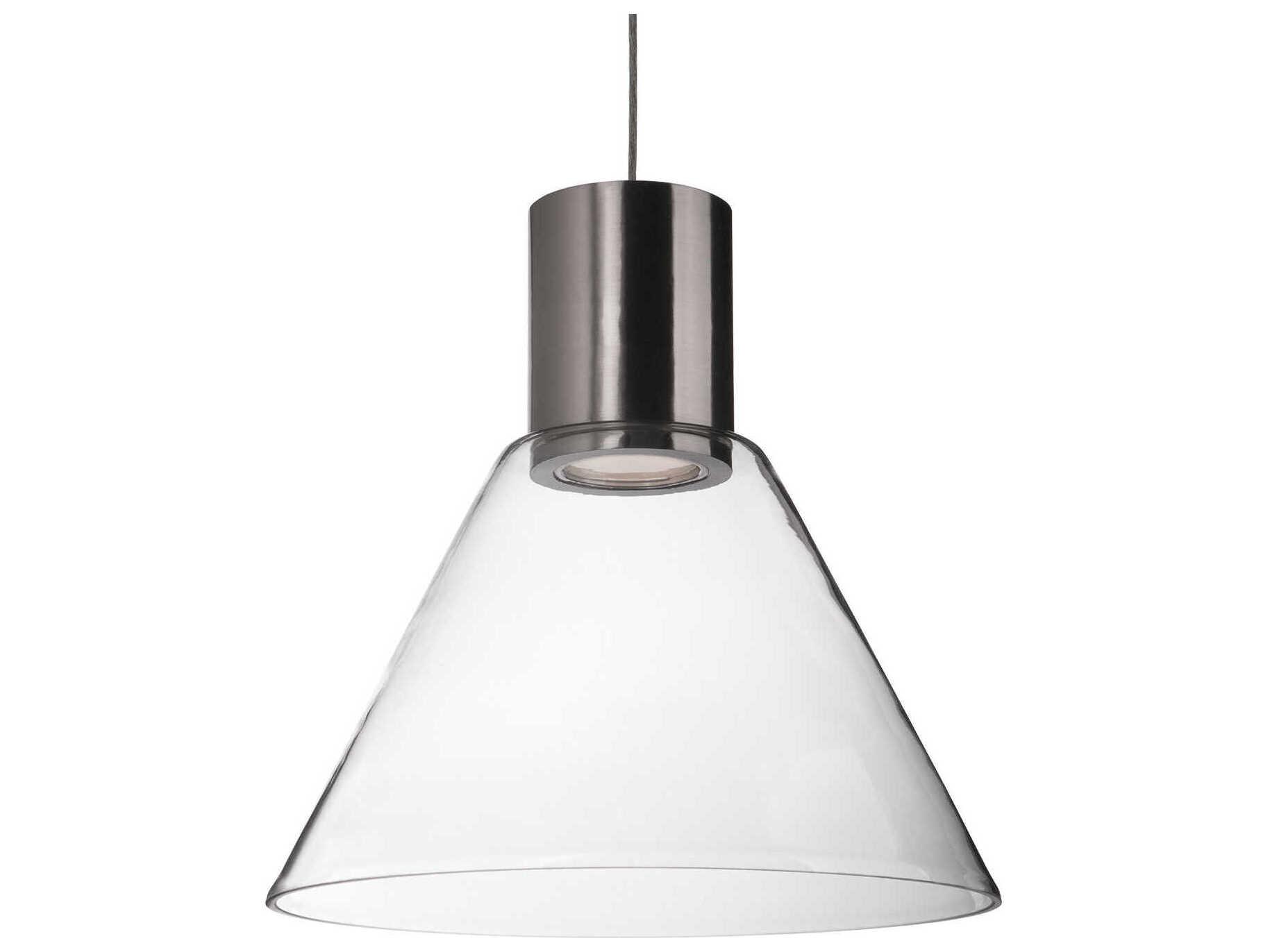 Kuzco Lighting Vanier Brushed Nickel Mini Pendant