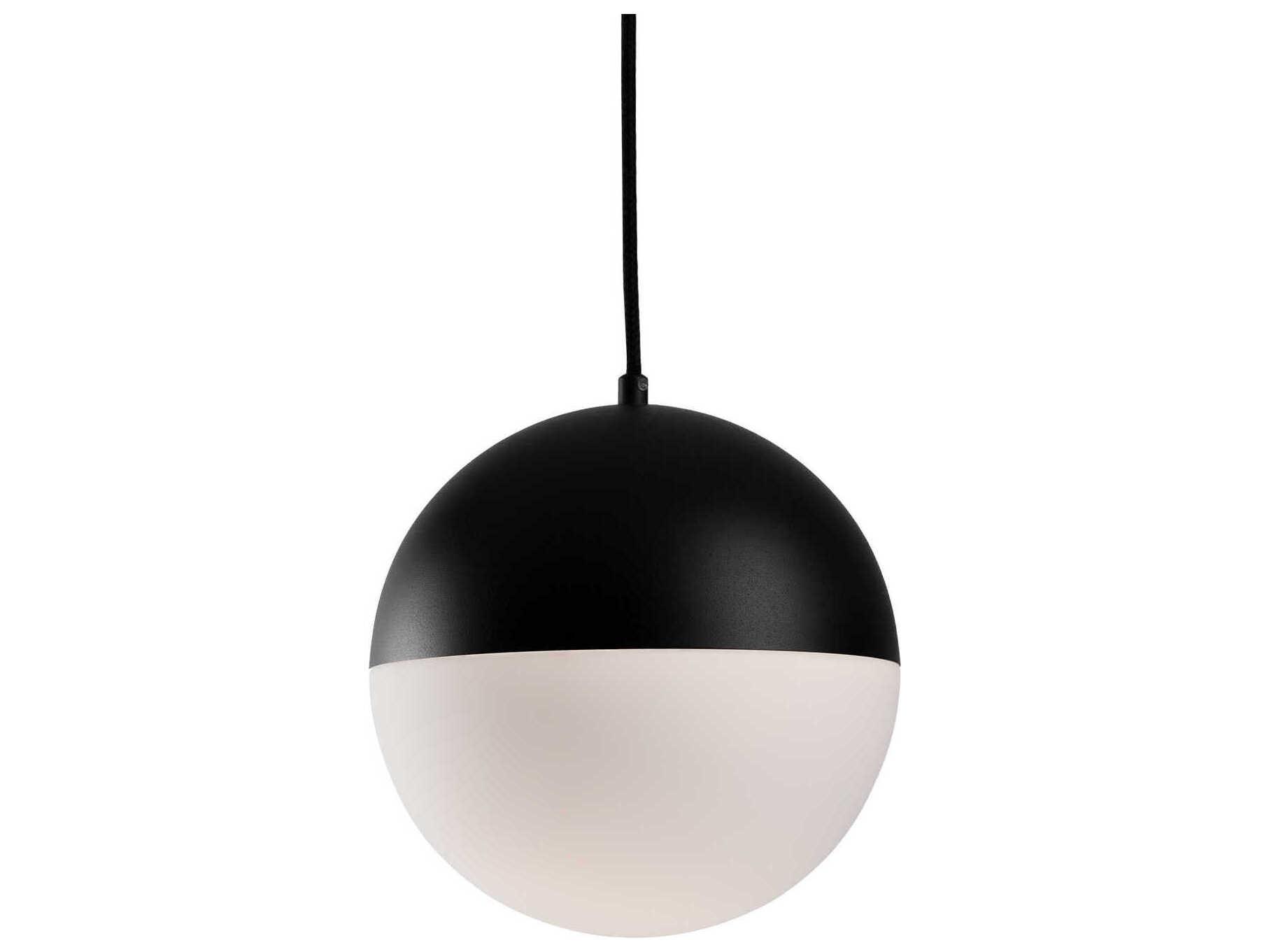 Kuzco Lighting Monae Black Globe Mini Pendant