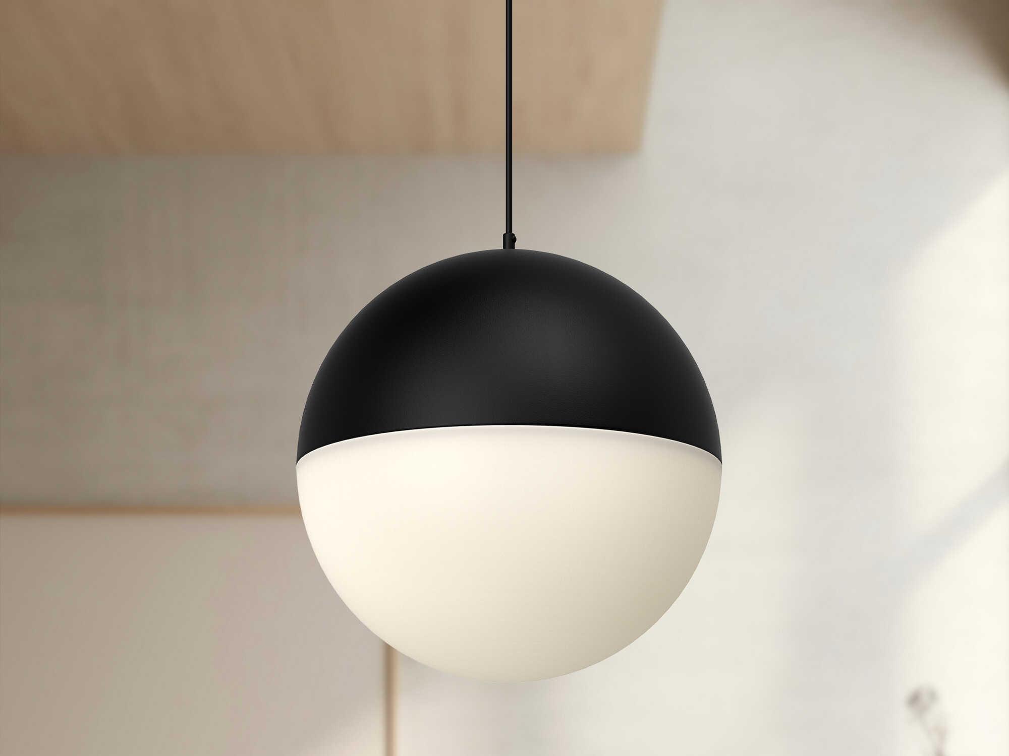 Kuzco Lighting Monae Black Globe Mini Pendant