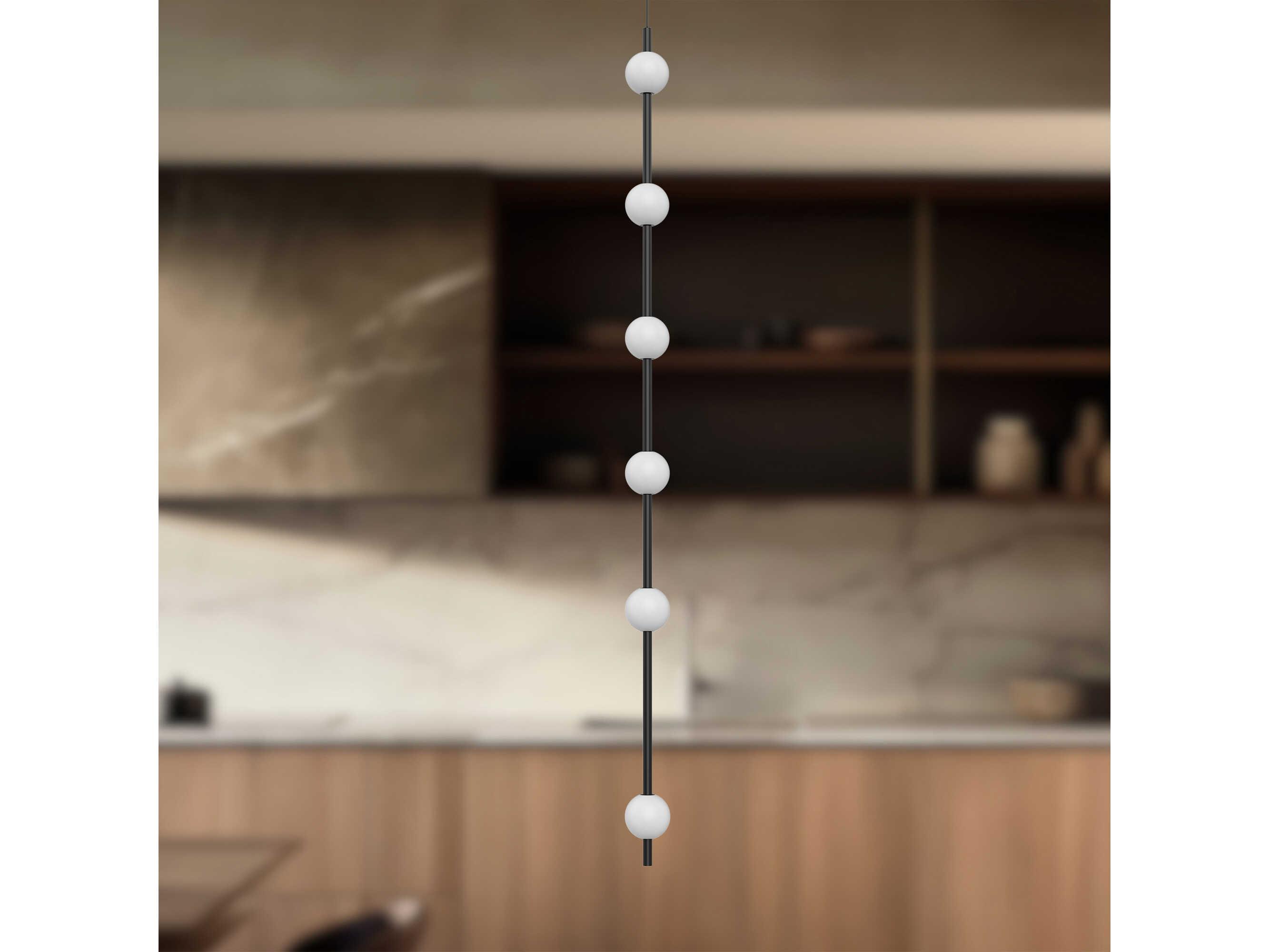 Kuzco Lighting Misaki Black Linear Mini Pendant