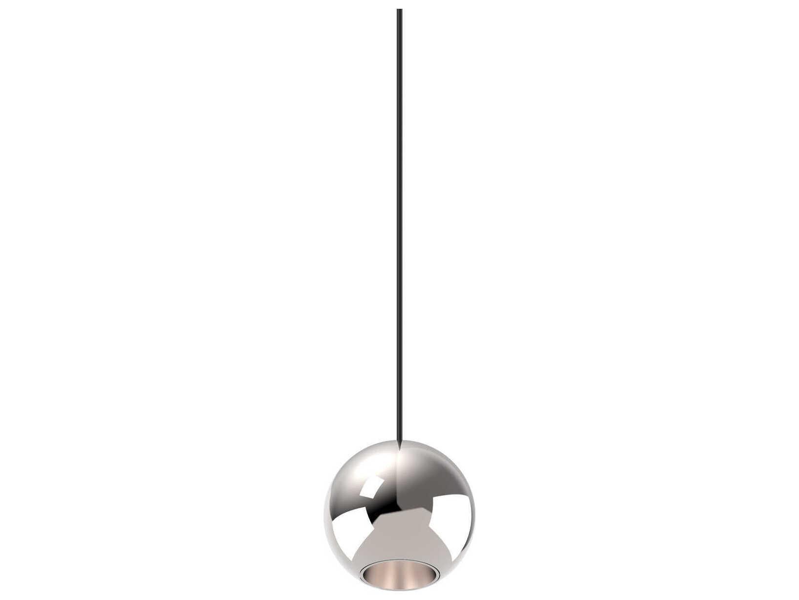 Kuzco Lighting Exo Chrome Globe Mini Pendant