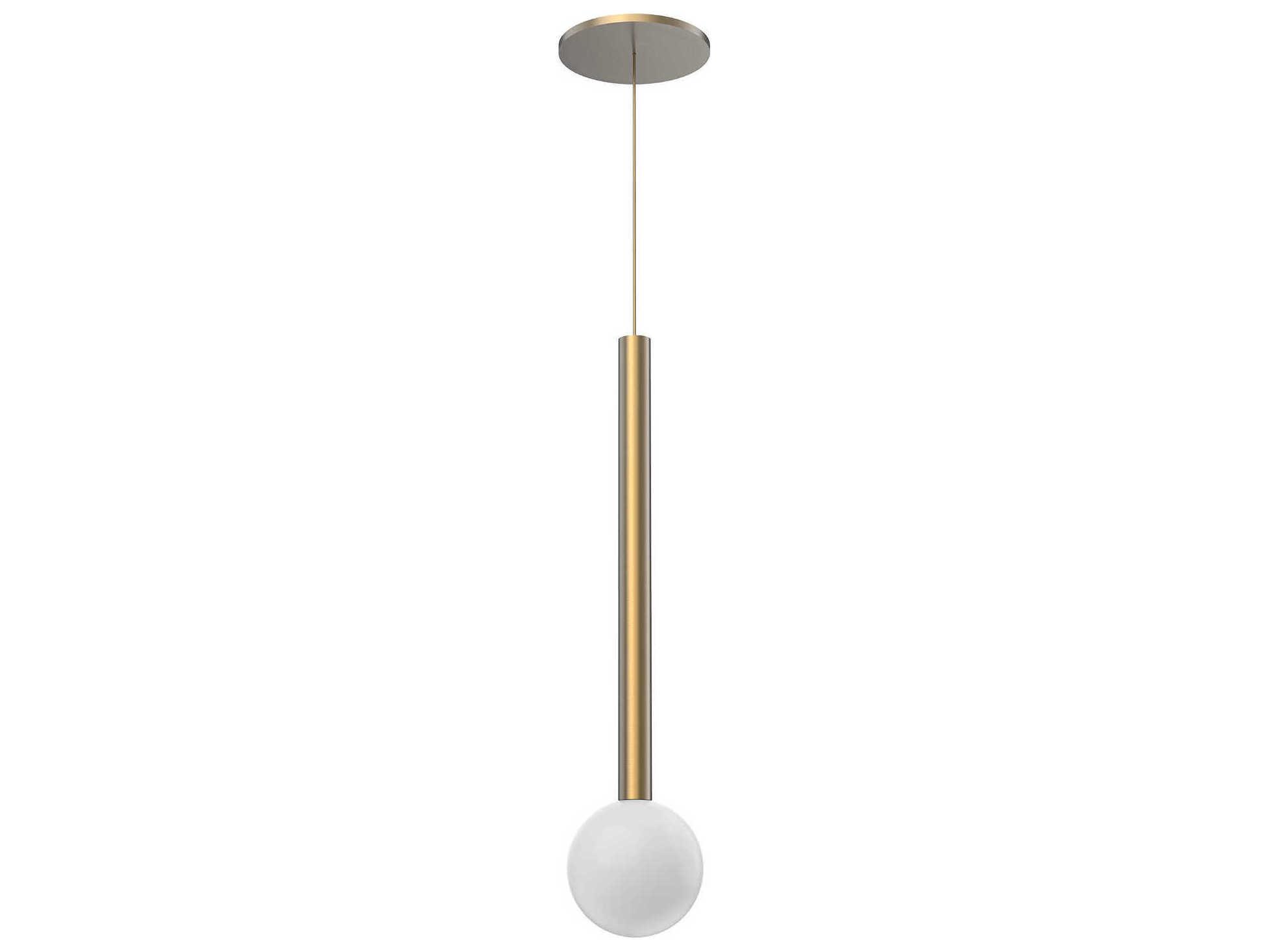 Kuzco Lighting Elixir Brushed Gold Globe Mini Pendant