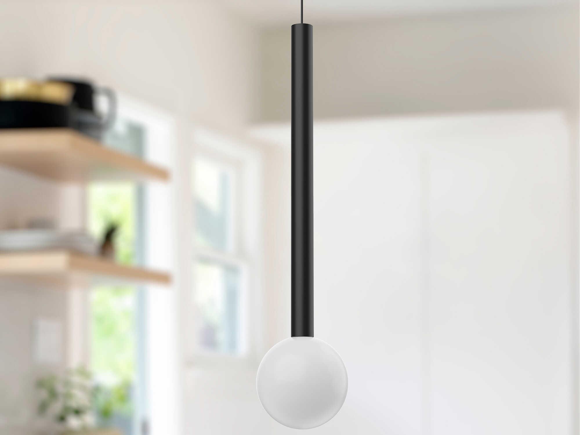 Kuzco Lighting Elixir Black Globe Mini Pendant