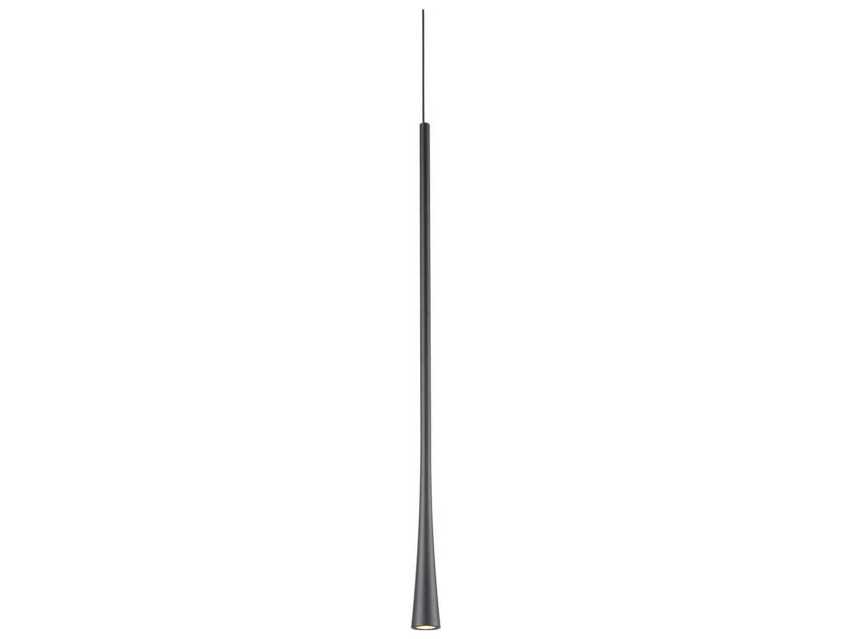 Kuzco Lighting Taper Black Mini Pendant