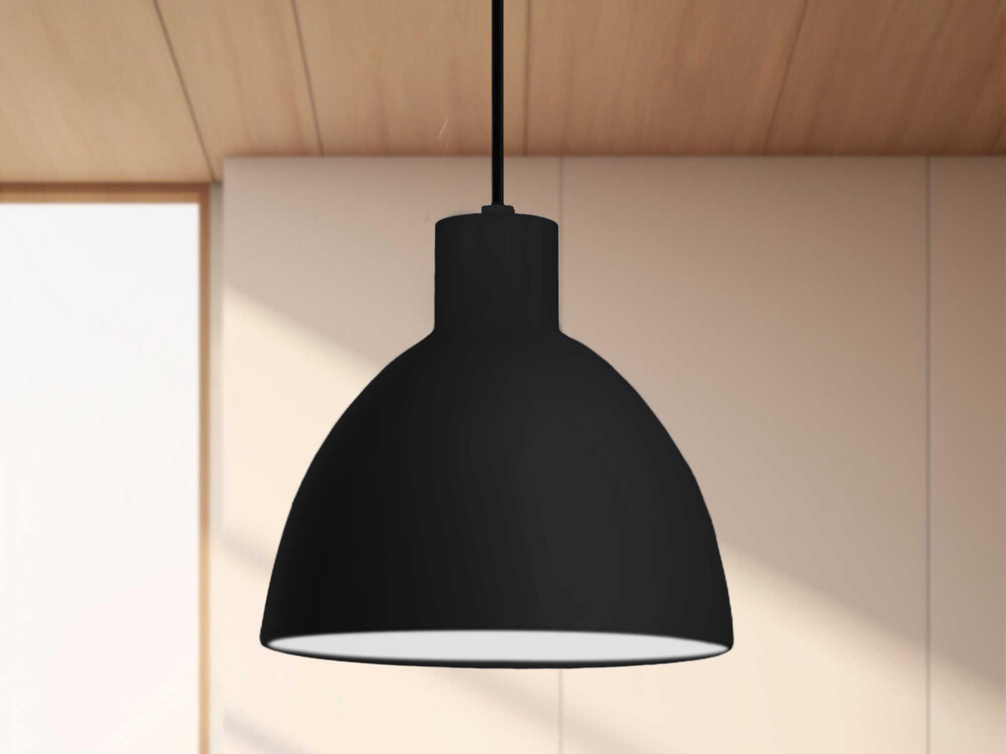Kuzco Lighting Chroma Black Dome Mini Pendant