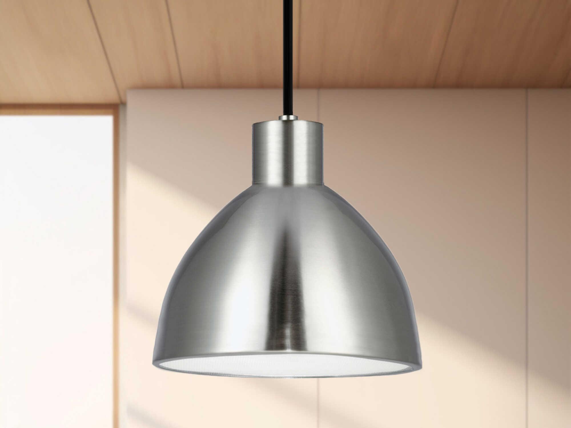 Kuzco Lighting Chroma Brushed Nickel Dome Mini Pendant