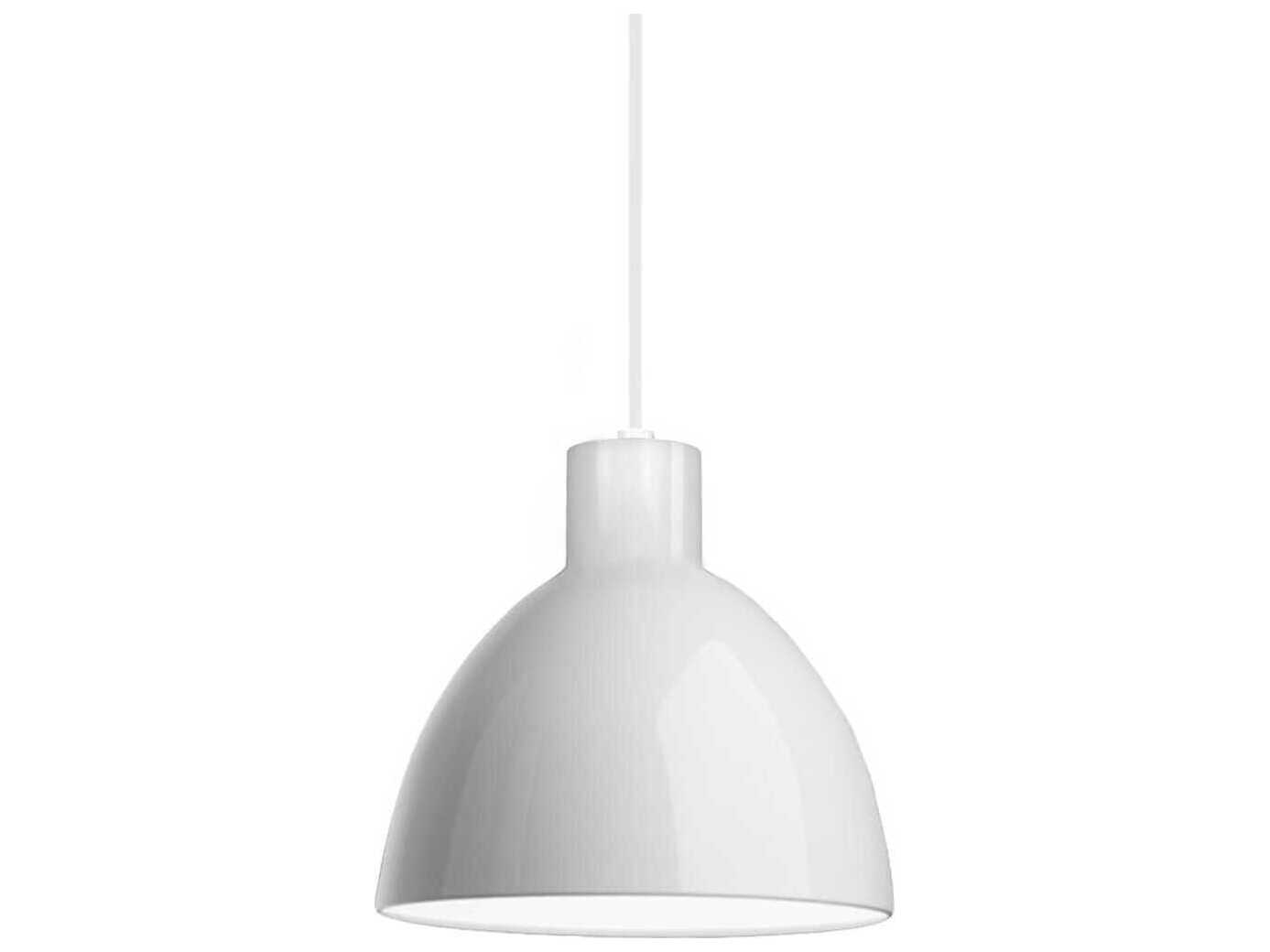 Kuzco Lighting Chroma Glossy White Dome Mini Pendant