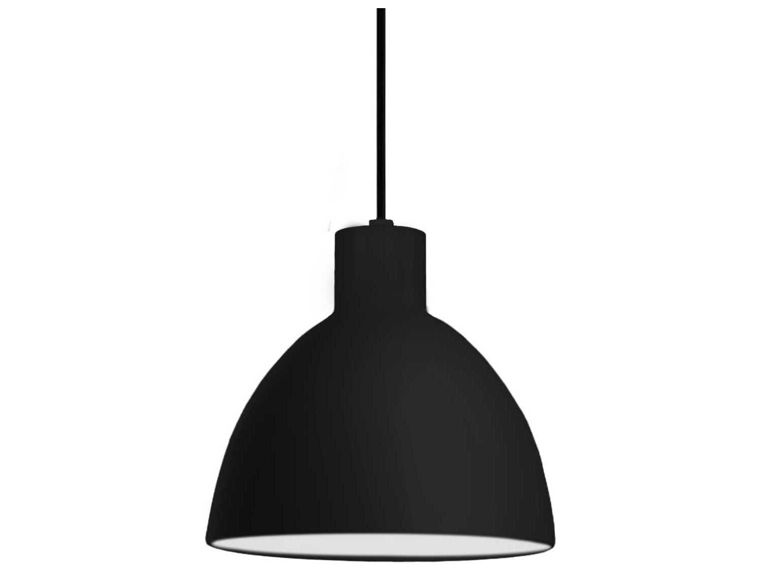 Kuzco Lighting Chroma Black Dome Pendant
