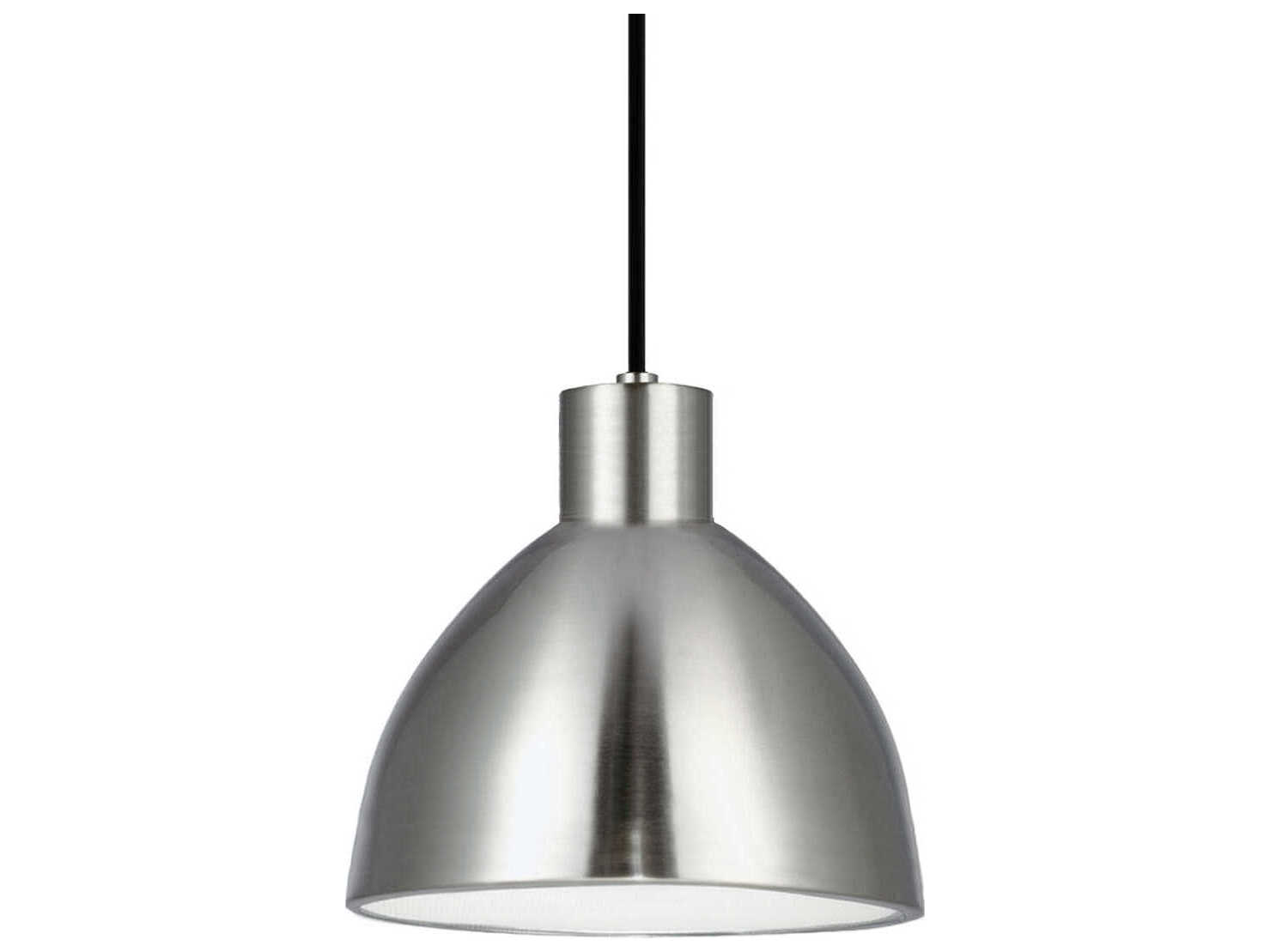 Kuzco Lighting Chroma Brushed Nickel Dome Pendant