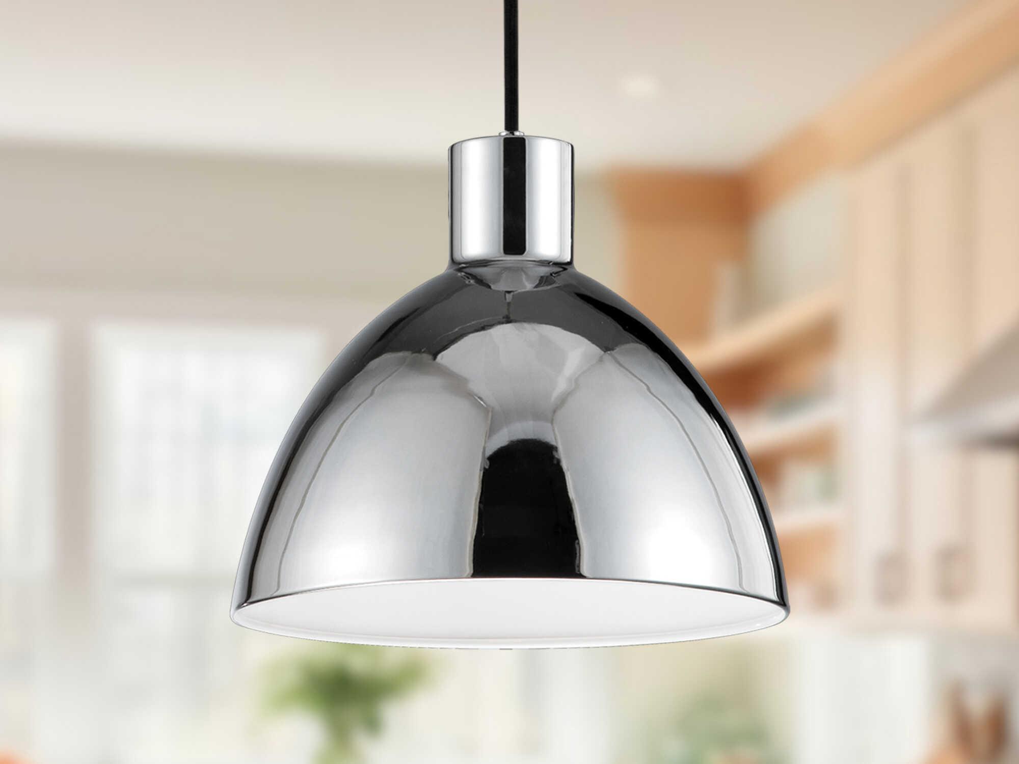 Kuzco Lighting Chroma Chrome Dome Pendant
