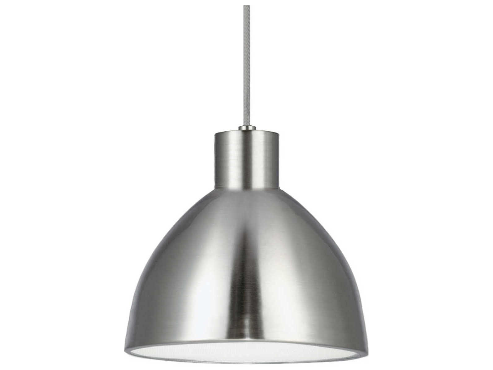 Kuzco Lighting Chroma Brushed Nickel Dome Pendant