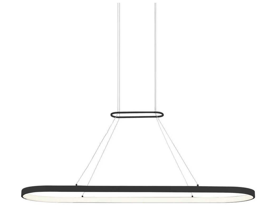 Kuzco Lighting Eerie Black Round Island Pendant