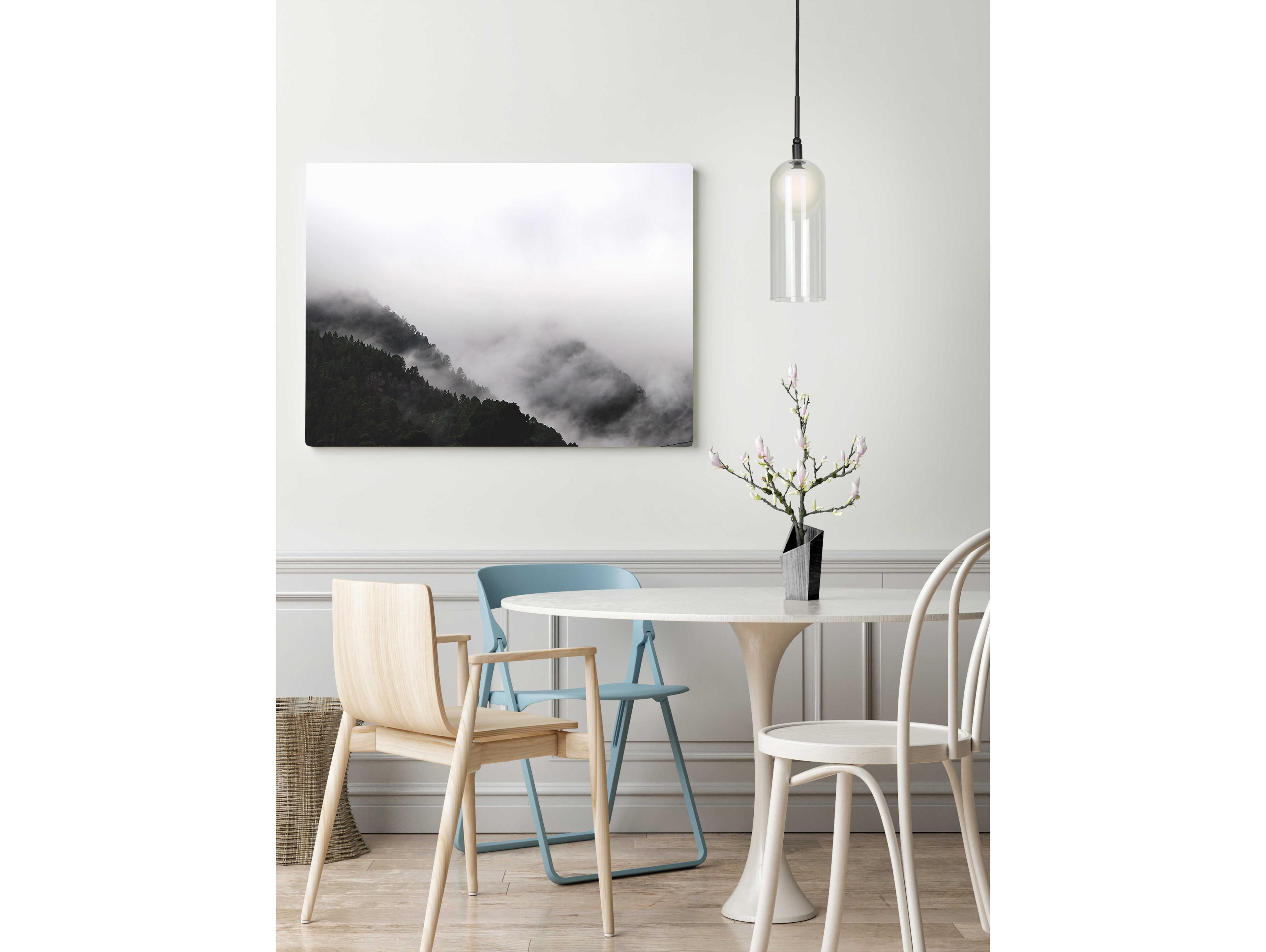 Kuzco Lighting Stylo Black Cylinder Mini Pendant