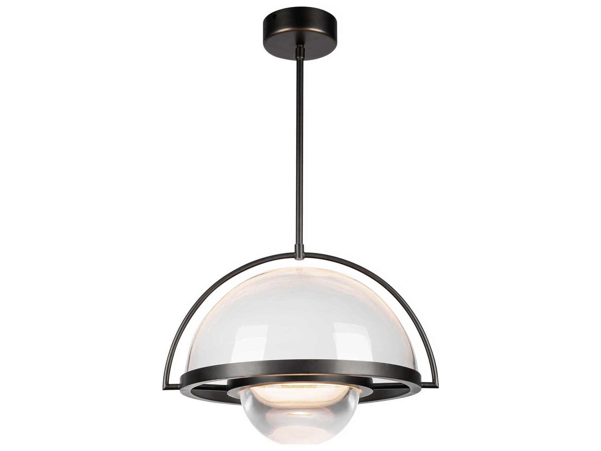Kuzco Lighting Bowery Urban Bronze Dome Pendant