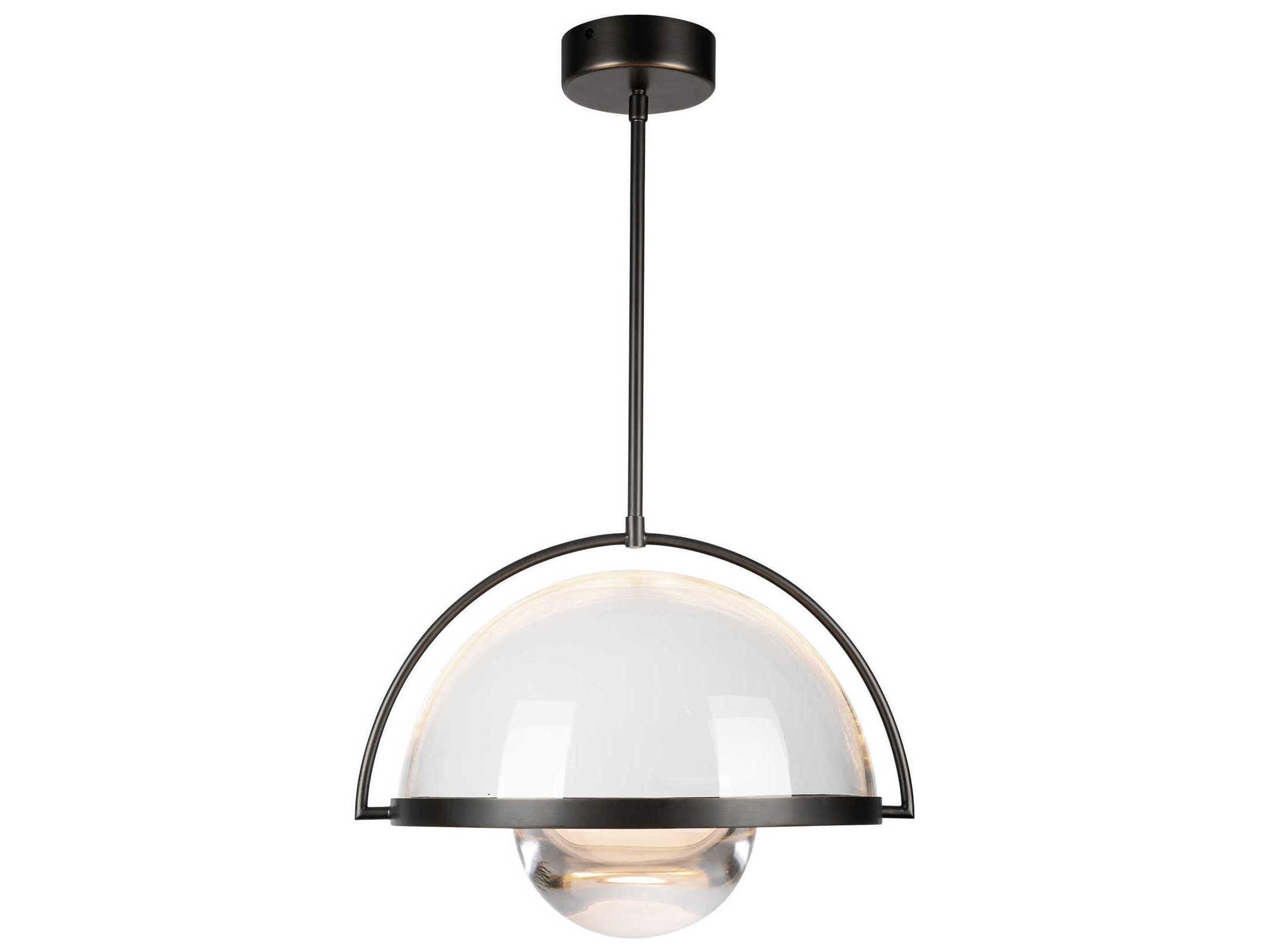 Kuzco Lighting Bowery Urban Bronze Dome Pendant